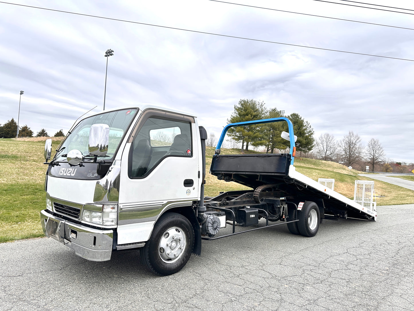 1997 ISUZU ELF ROLLBACK CAR HAULER KC-NPR70PV