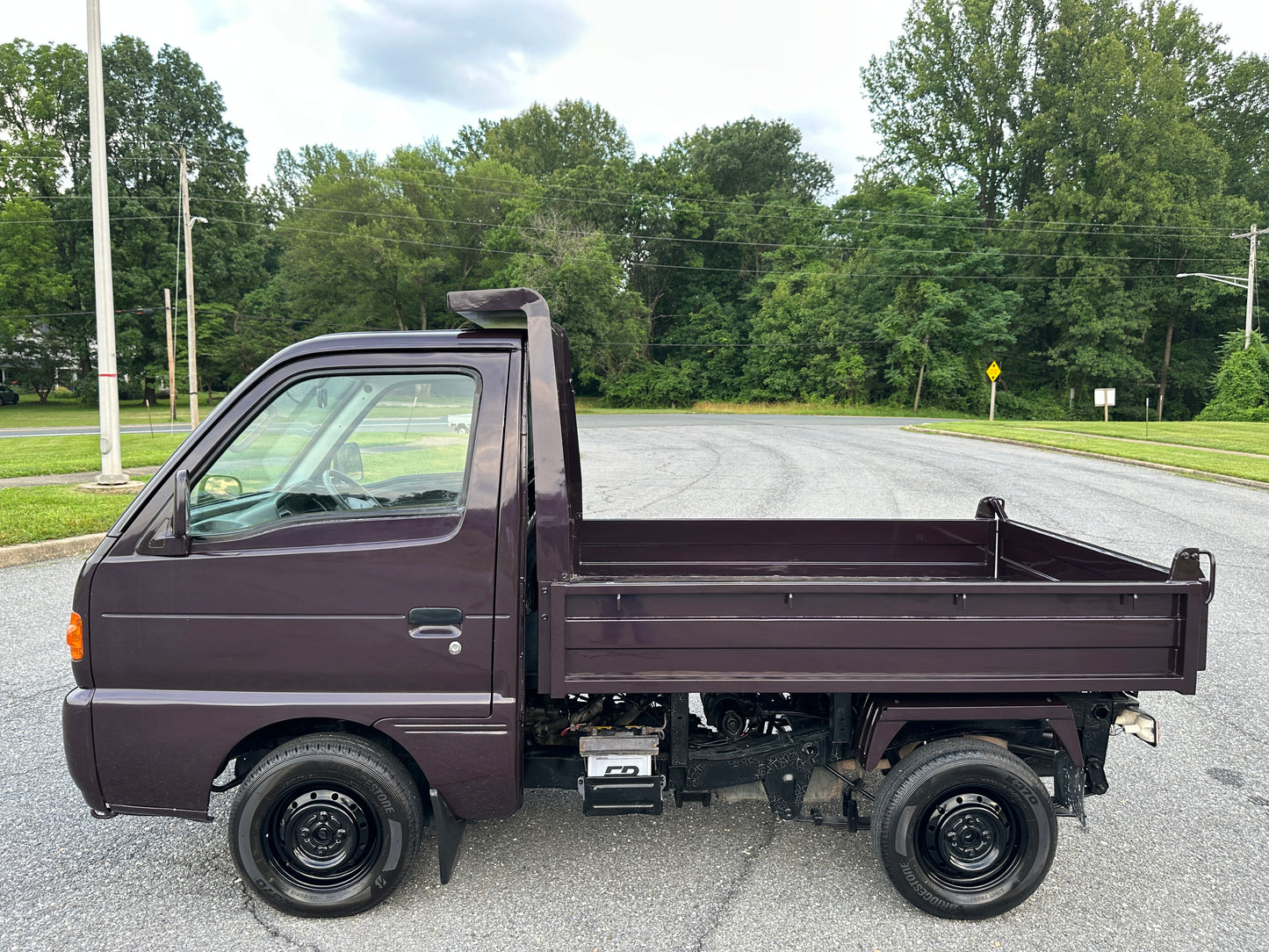 1998 SUZUKI CARRY DUMP 4WD - A/C — LOT#574