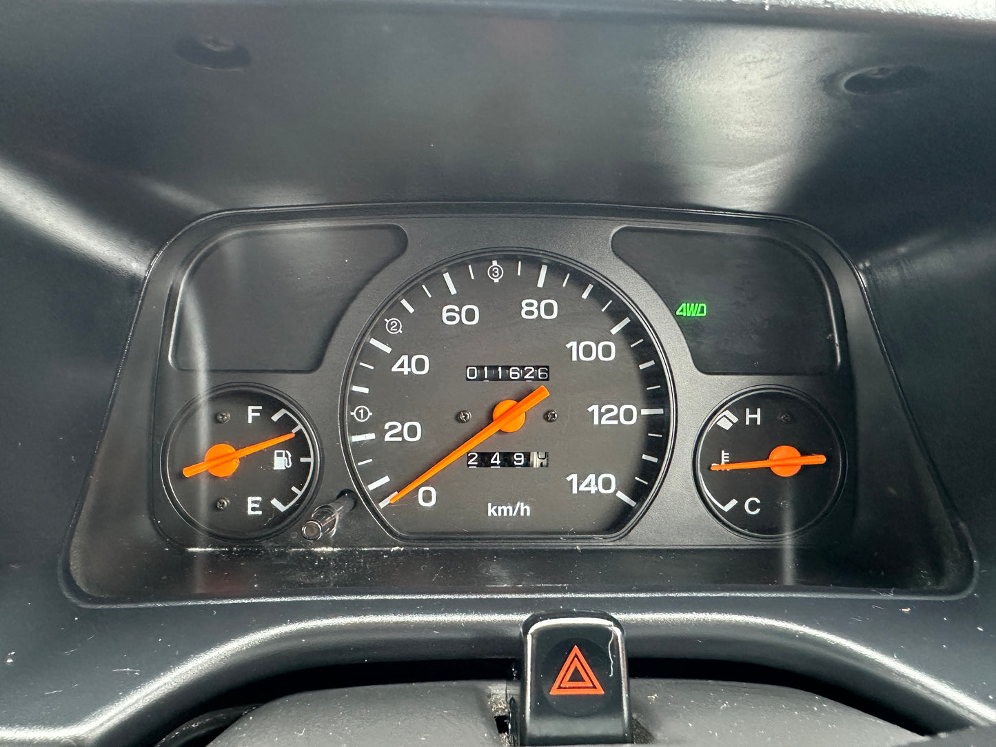 2000 SUBARU SAMBAR FIRE TRUCK 4WD - 7,224 MILES - FUEL INJECTED — LOT#636