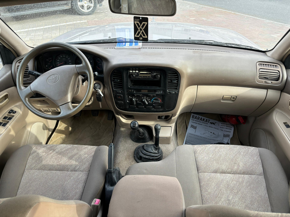 1999 TOYOTA LAND CRUISER HZJ105 GX - “GCC SPEC” - DIESEL- SOLID FRONT AXLE - DUAL FUEL TANKS