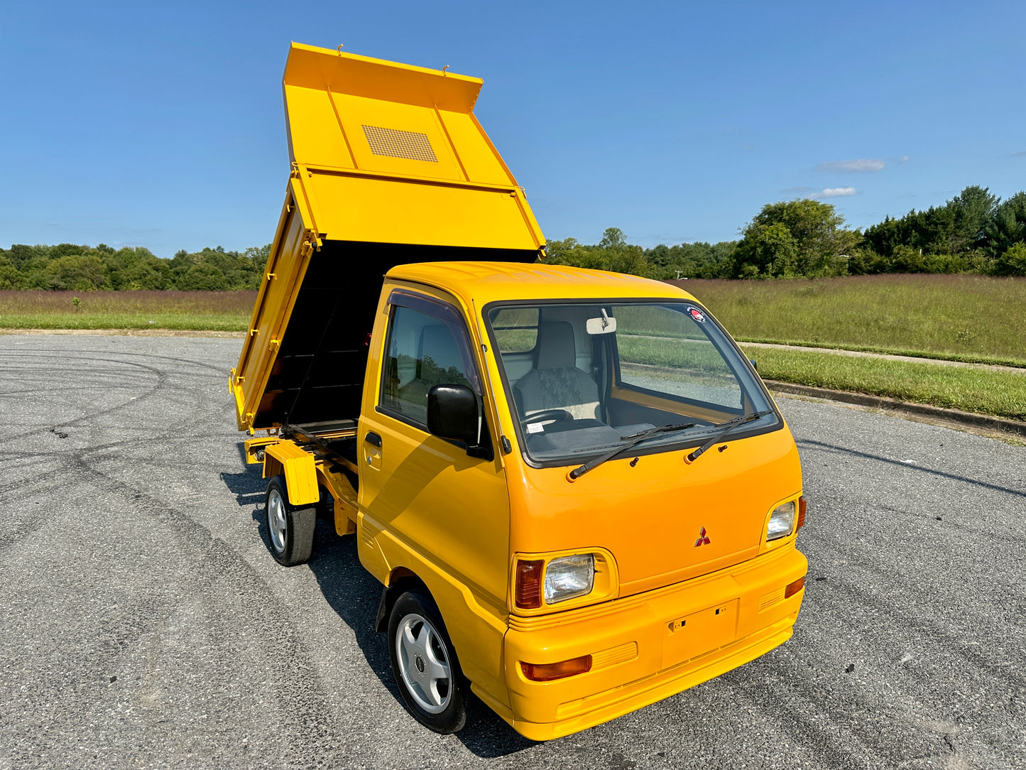 1997 MITSUBISHI MINICAB PTO DUMP TRUCK V-U42T