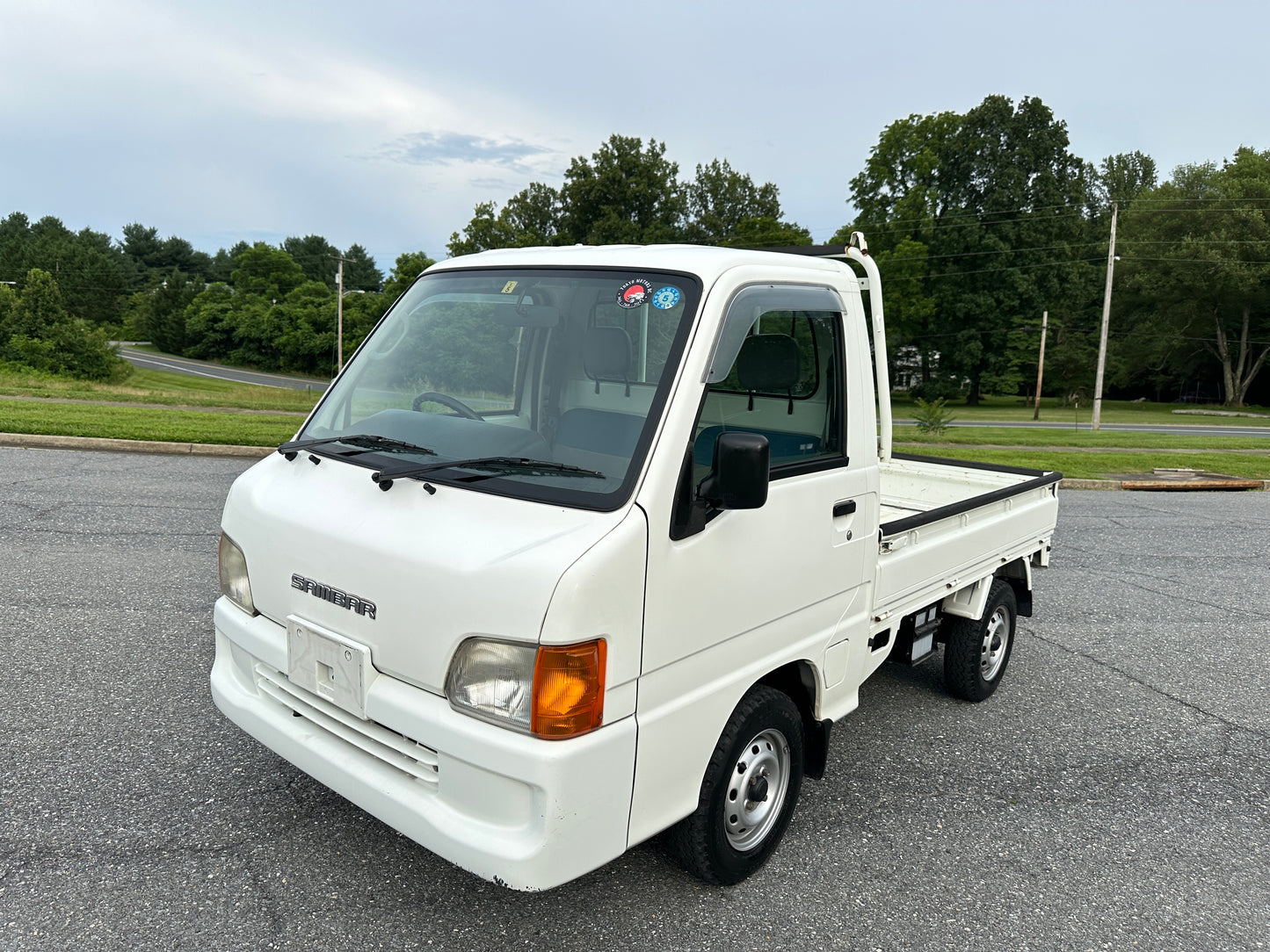 2000 SUBARU SAMBAR 4WD - A/C - POWER STEERING & AIRBAG — LOT#583