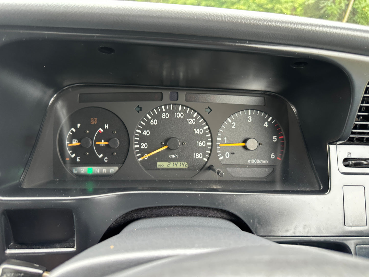 2000 TOYOTA HIACE SUPER CUSTOM G 4WD — INTERCOOLER TURBO DIESEL — LOT#614