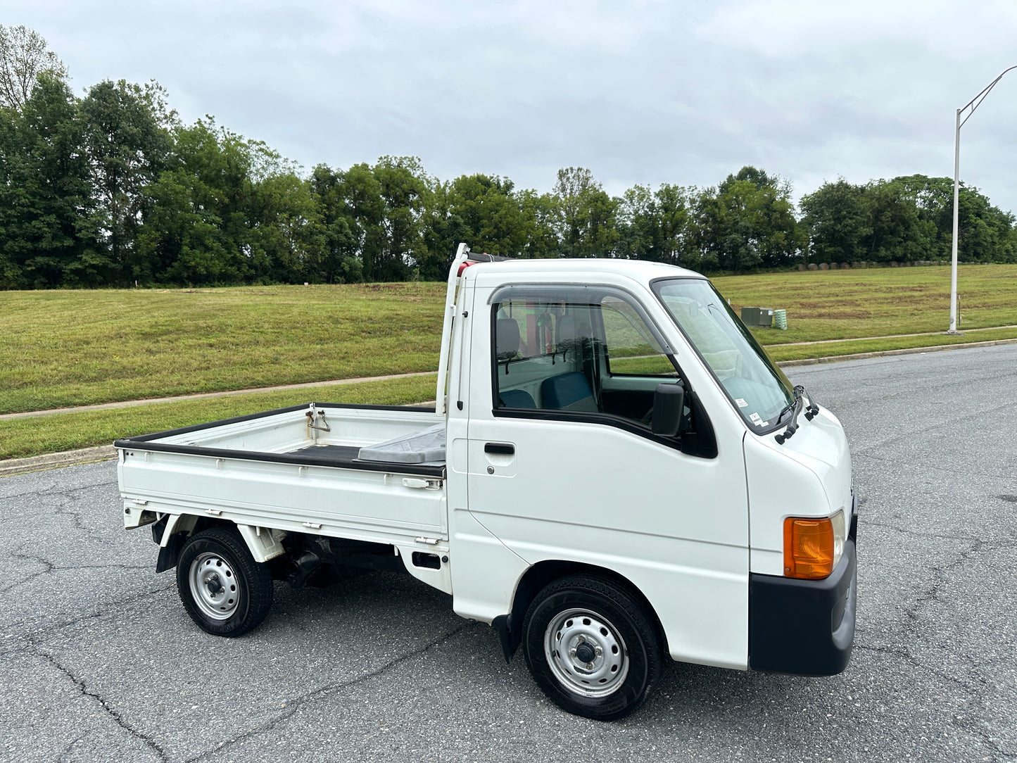 1999 SUBARU SAMBAR SUPER CHARGER TC WITH RARE CRANE - 4WD - A/C - AUTOMATIC — LOT#643