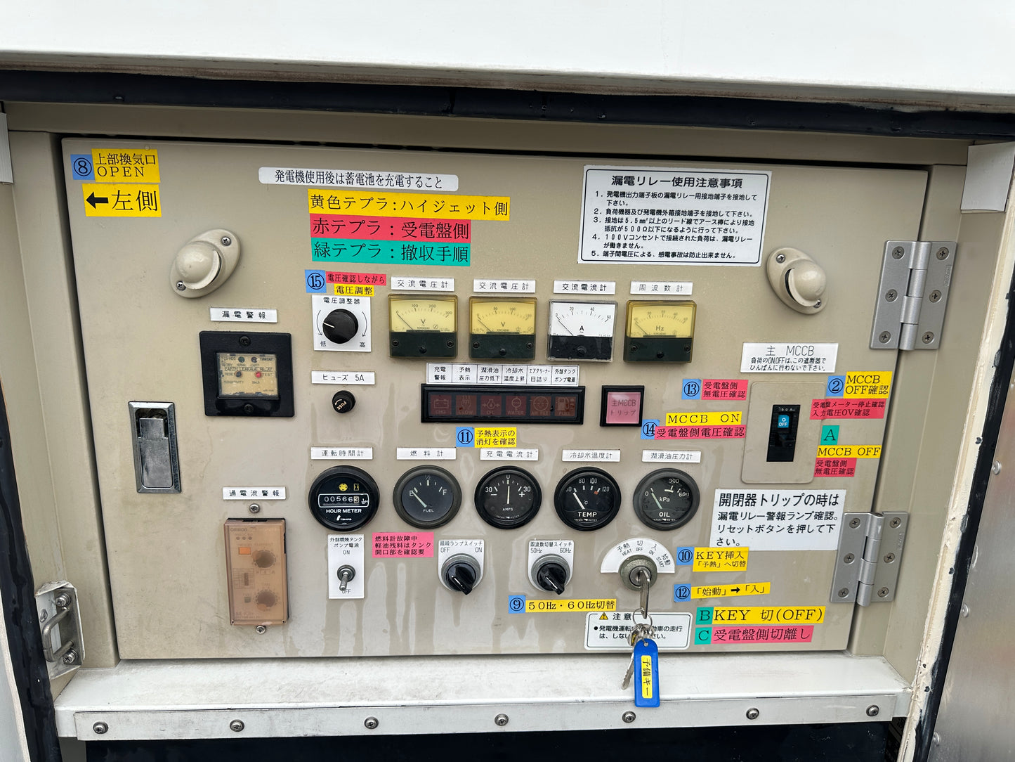 2000 DAIHATSU HIJET POWER GENERATOR TRUCK GD-S210P