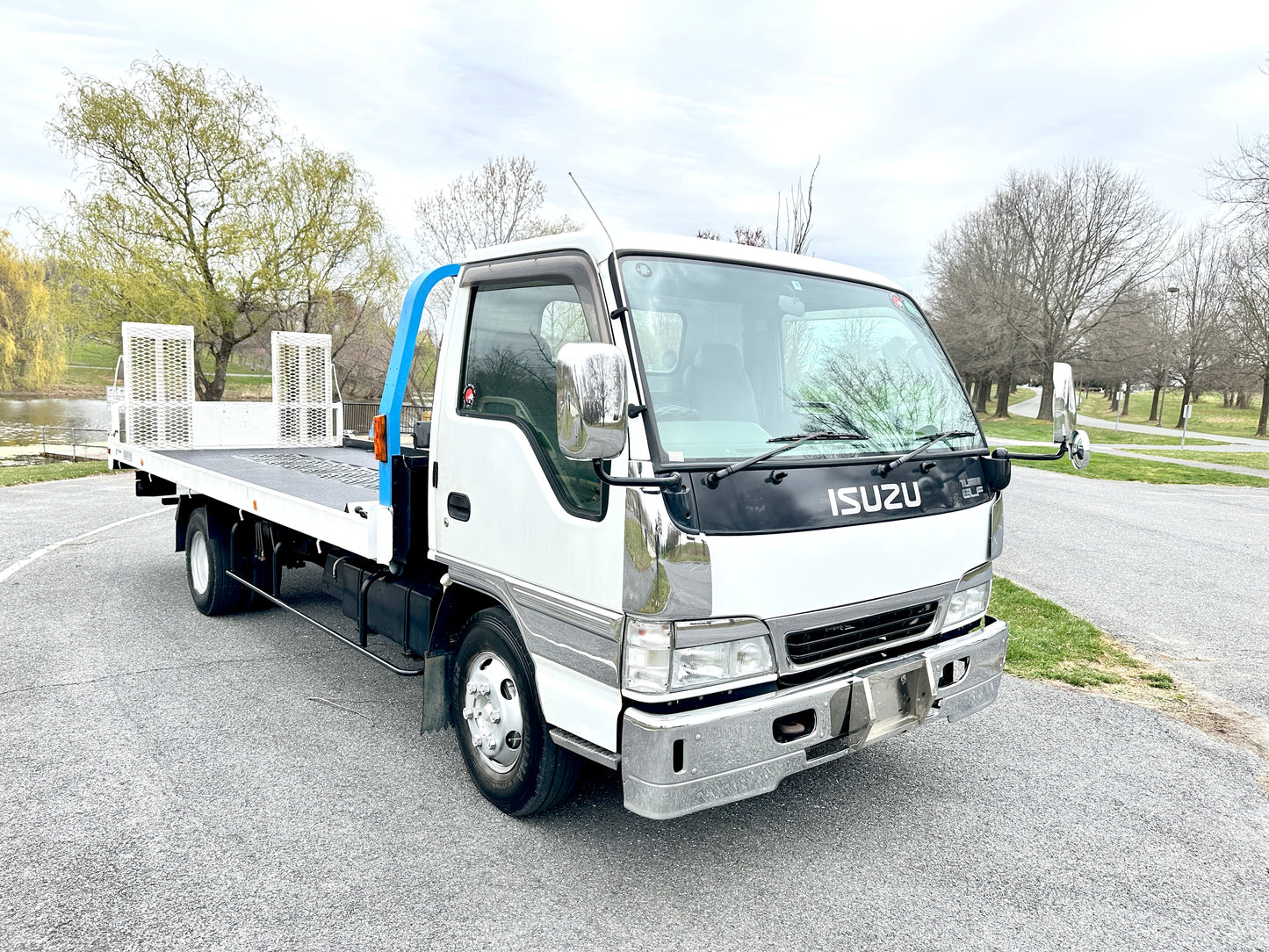 1997 ISUZU ELF ROLLBACK CAR HAULER KC-NPR70PV