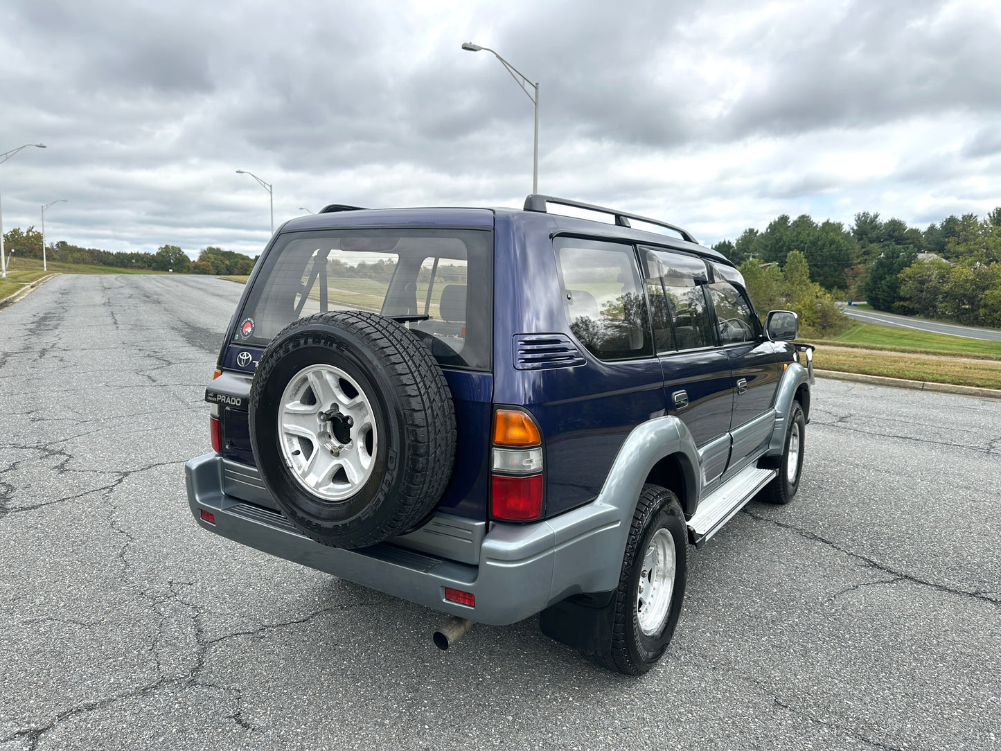 1996 TOYOTA LAND CRUISER PRADO TX 4WD - INTERCOOLED TURBO DIESEL & 5-SPEED MANUAL TRANSMISSION — LOT#535