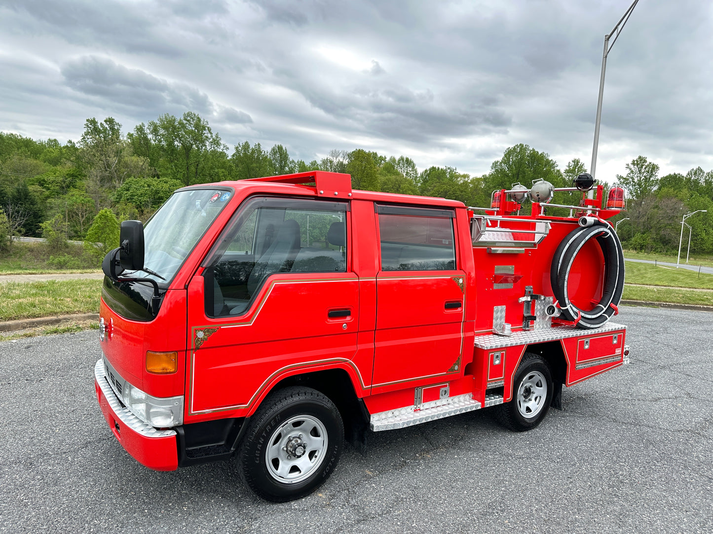 1996 TOYOTA TOYOACE LY151 JAPANESE FIRE TRUCK