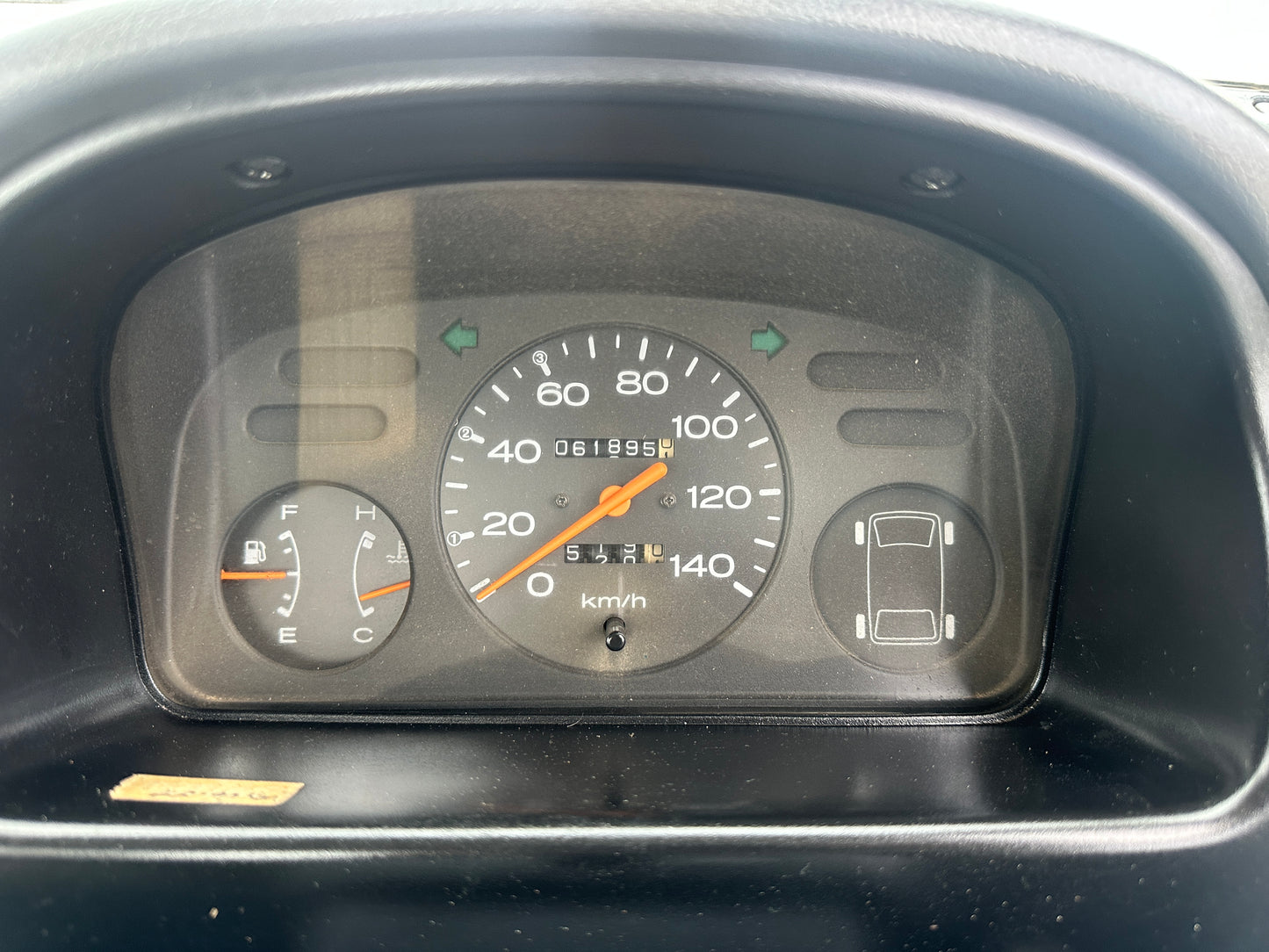 1996 SUBARU SAMBAR DUMP TRUCK - A/C - 38k Miles — LOT#781