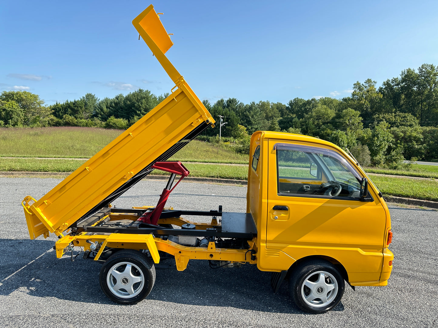1997 MITSUBISHI MINICAB PTO DUMP TRUCK V-U42T