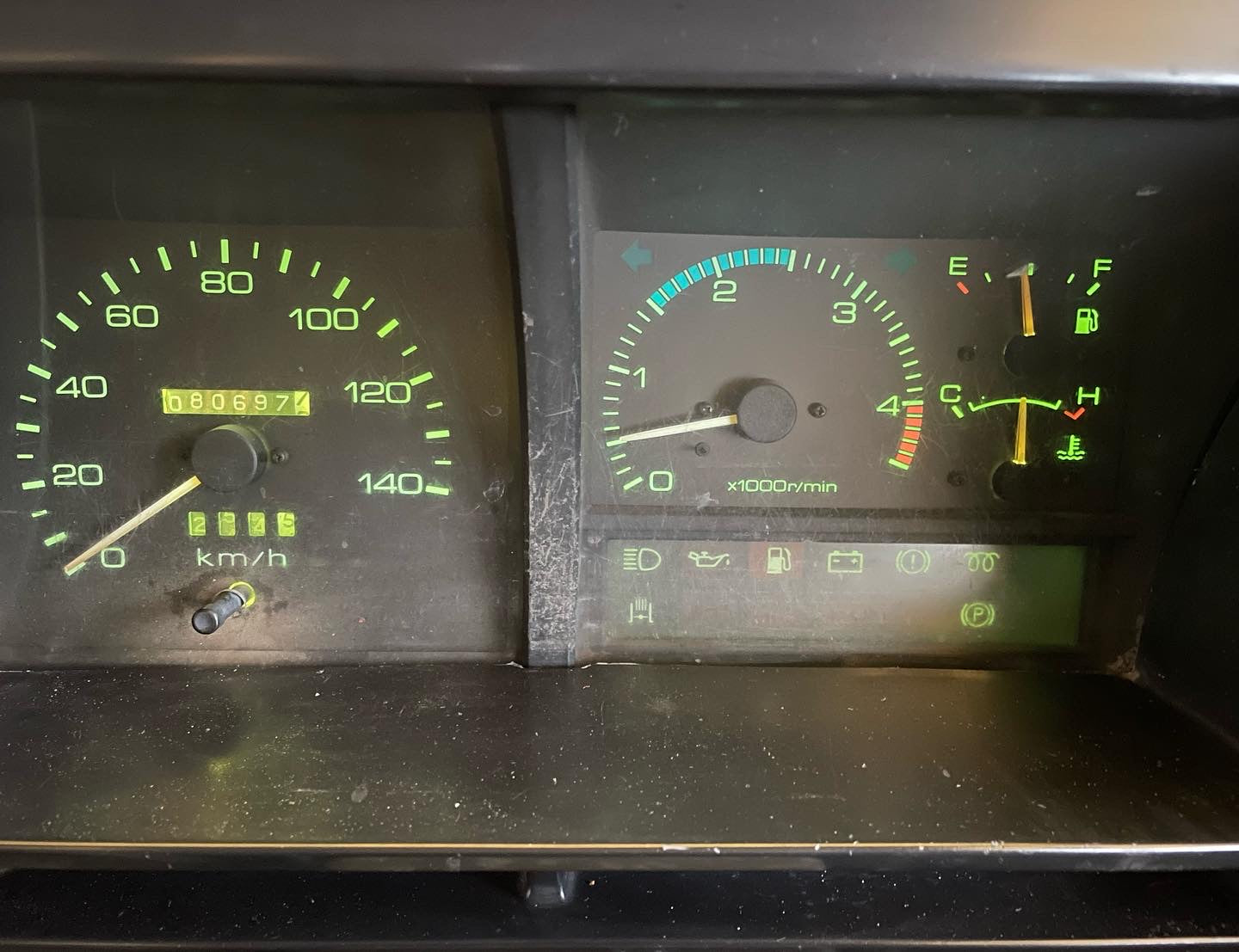 1991 ISUZU ELF 250 DUMP TRUCK NKR58E