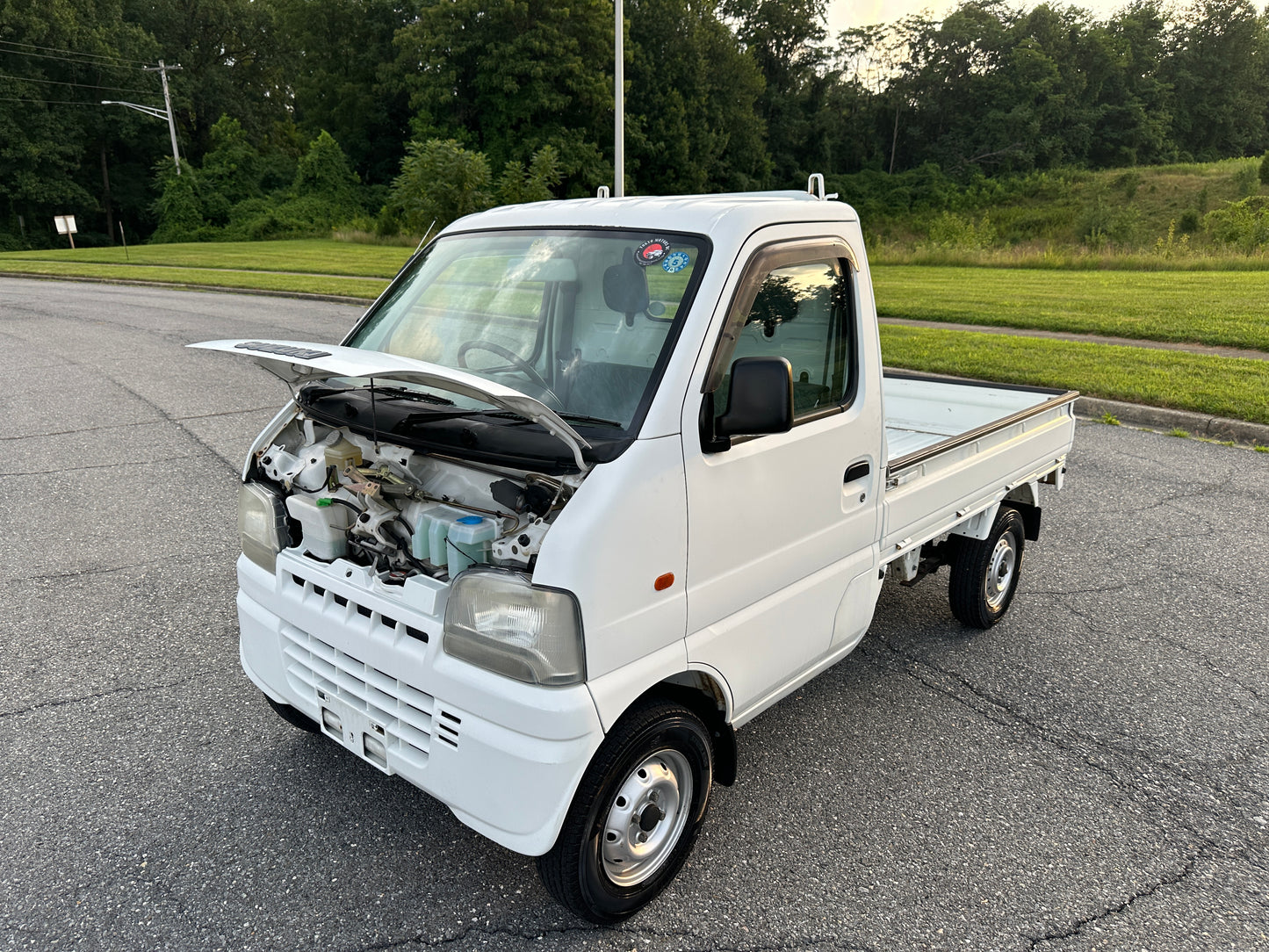 2000 SUZUKI CARRY 4WD - A/C - FUEL INJECTED — LOT#592
