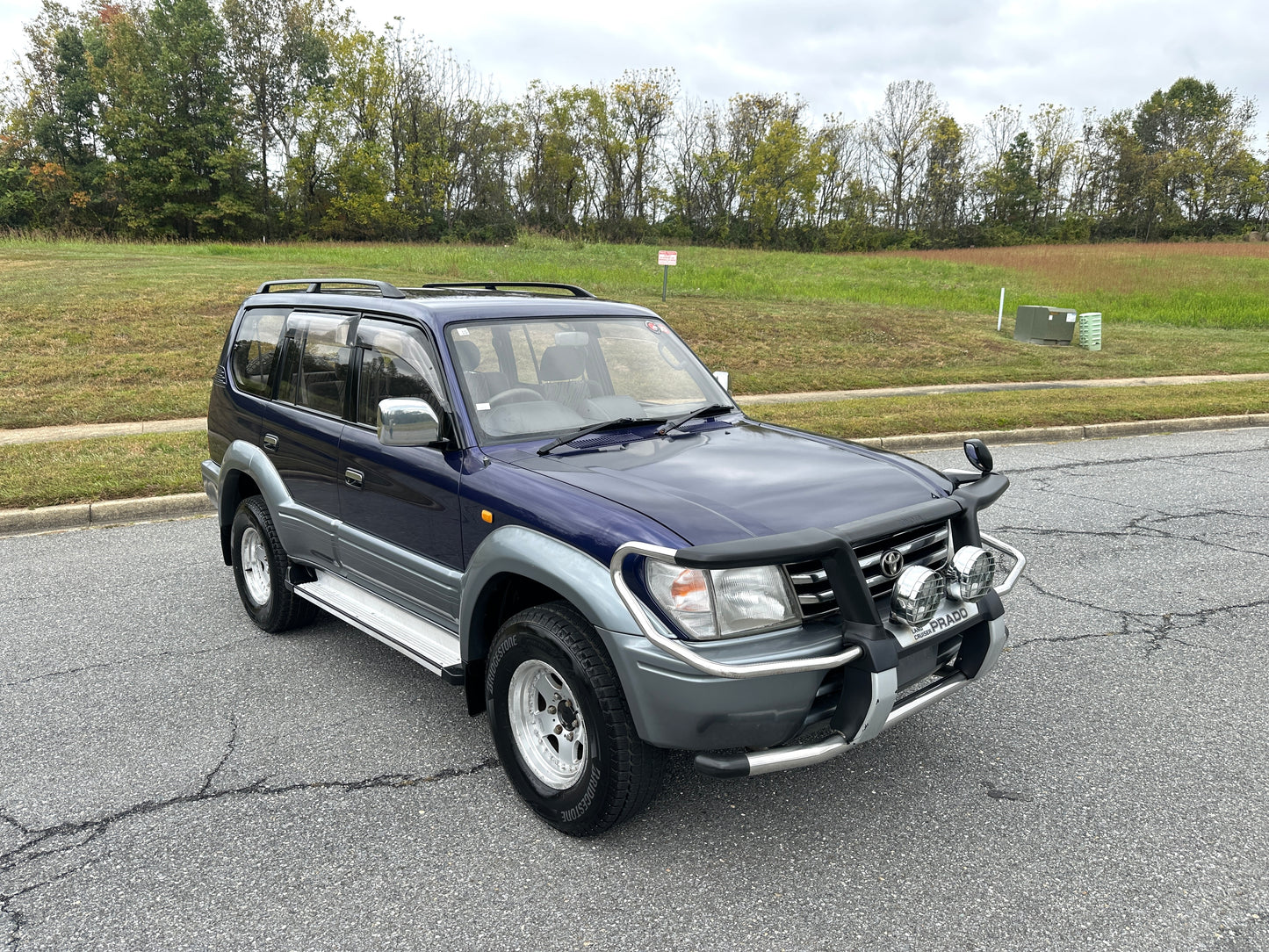1996 TOYOTA LAND CRUISER PRADO TX 4WD - INTERCOOLED TURBO DIESEL & 5-SPEED MANUAL TRANSMISSION — LOT#535
