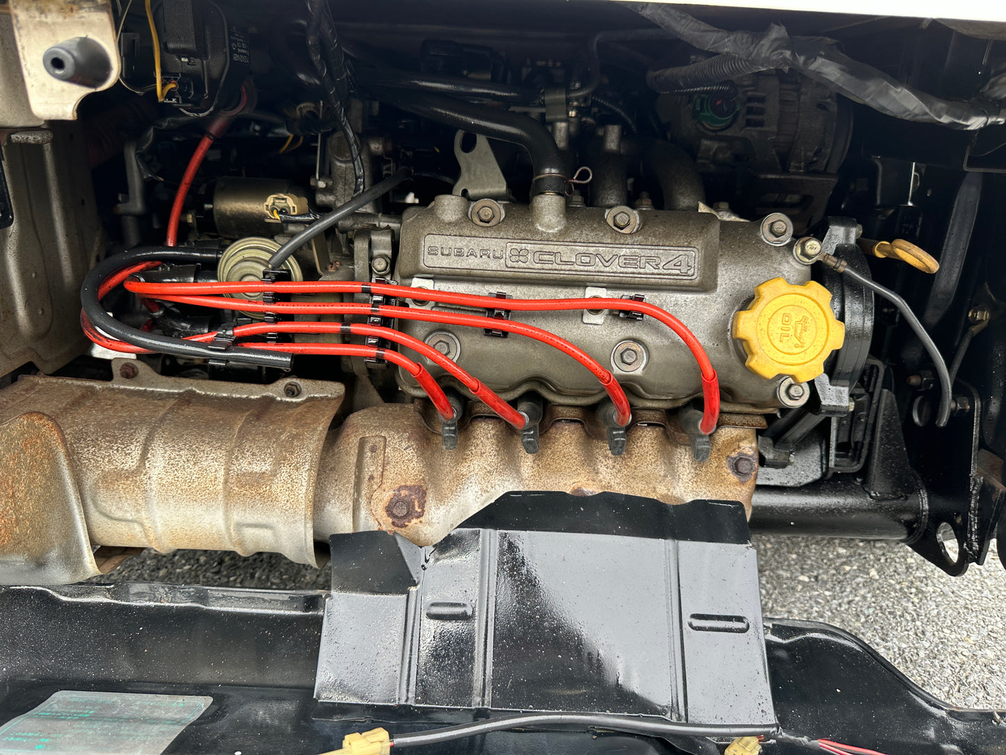 1991 SUBARU SAMBAR LIGHT-TOWER TRUCK V-KS3
