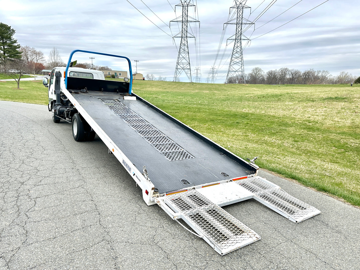 1997 ISUZU ELF ROLLBACK CAR HAULER KC-NPR70PV