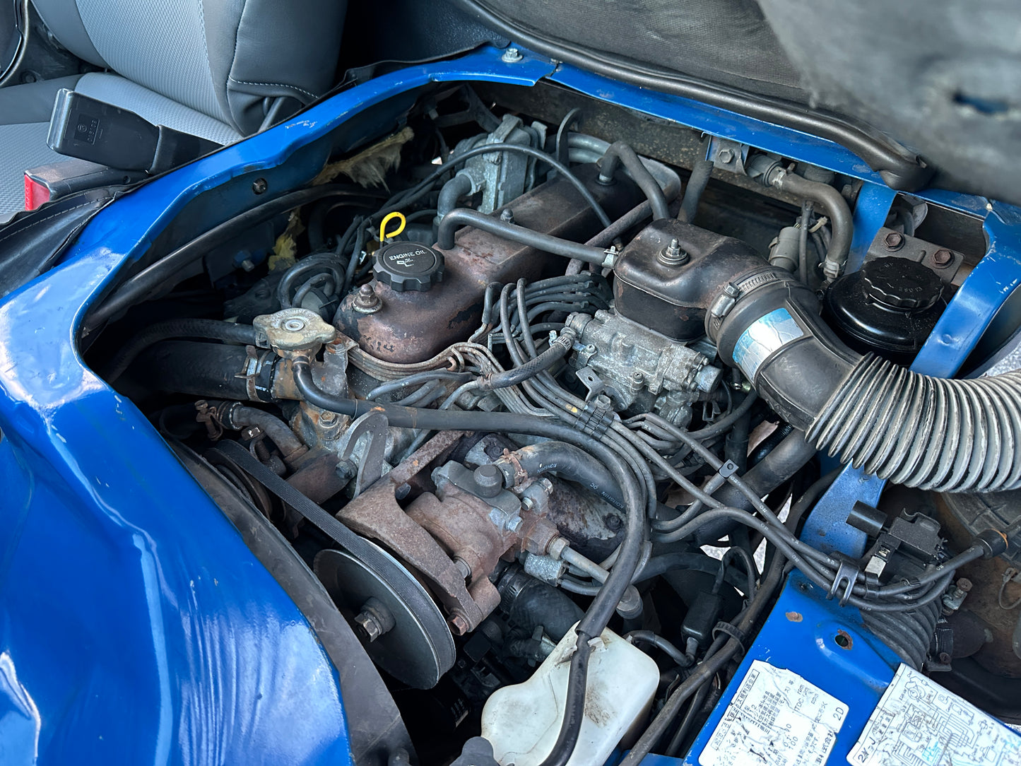 1990 TOYOTA TOWNACE HIGH-SIDE DUMP YM60