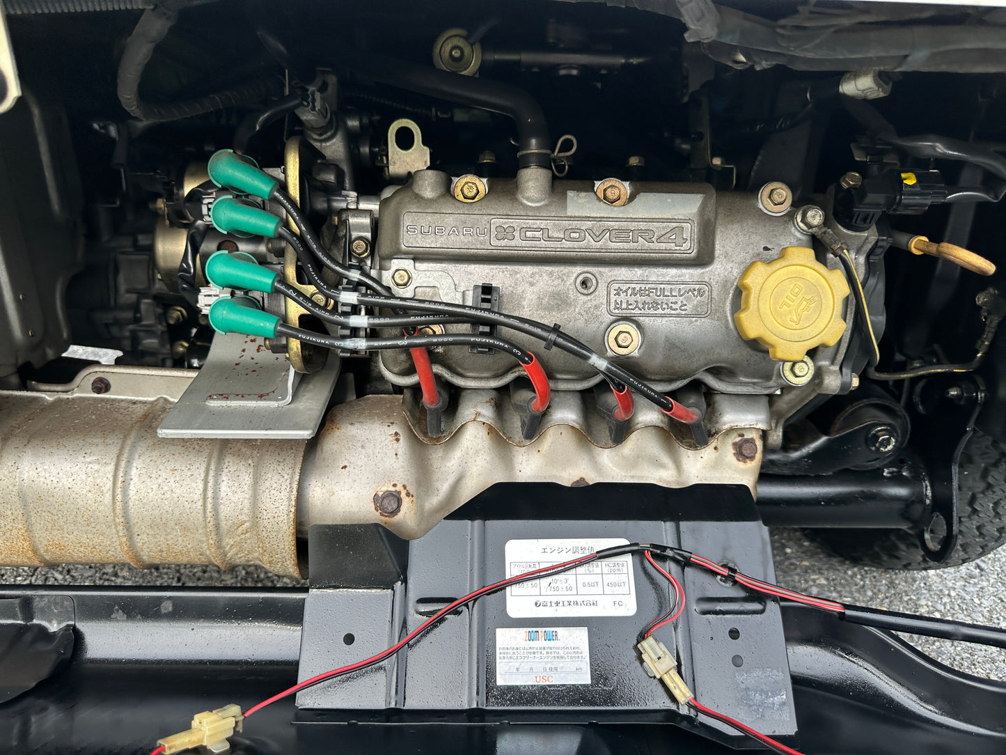 2000 SUBARU SAMBAR 4WD - A/C - POWER STEERING & AIRBAG — LOT#583