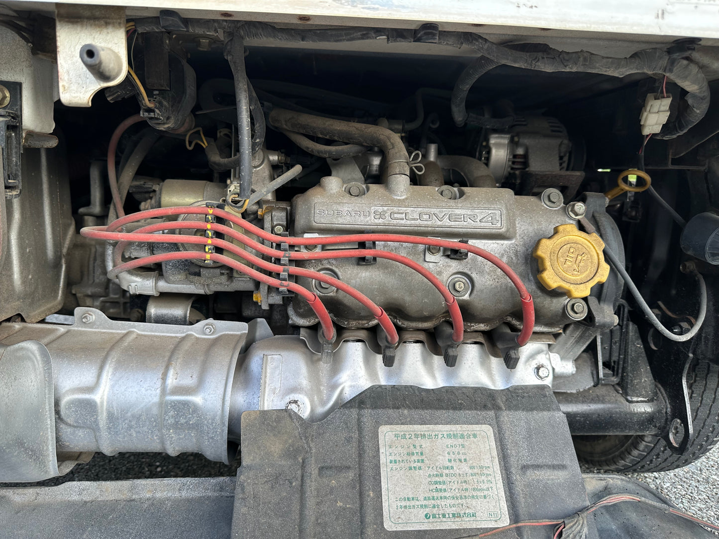 1992 SUBARU SAMBAR V-KS4