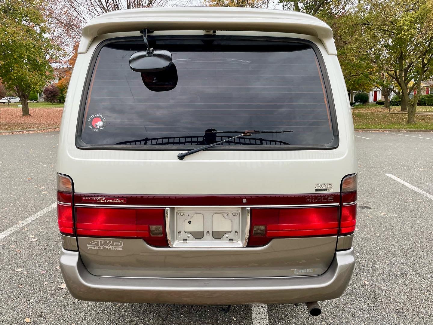 1996 TOYOTA HIACE SUPER CUSTOM LIMITED KZH106