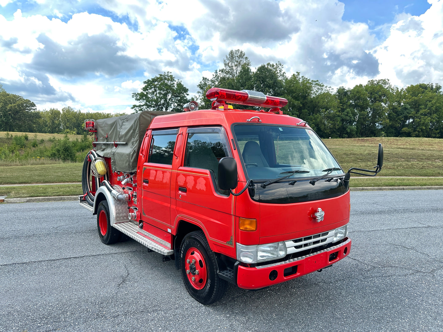 1998 TOYOTA DYNA BU172 JAPANESE FIRE TRUCK - 4WD - DIESEL — LOT#615