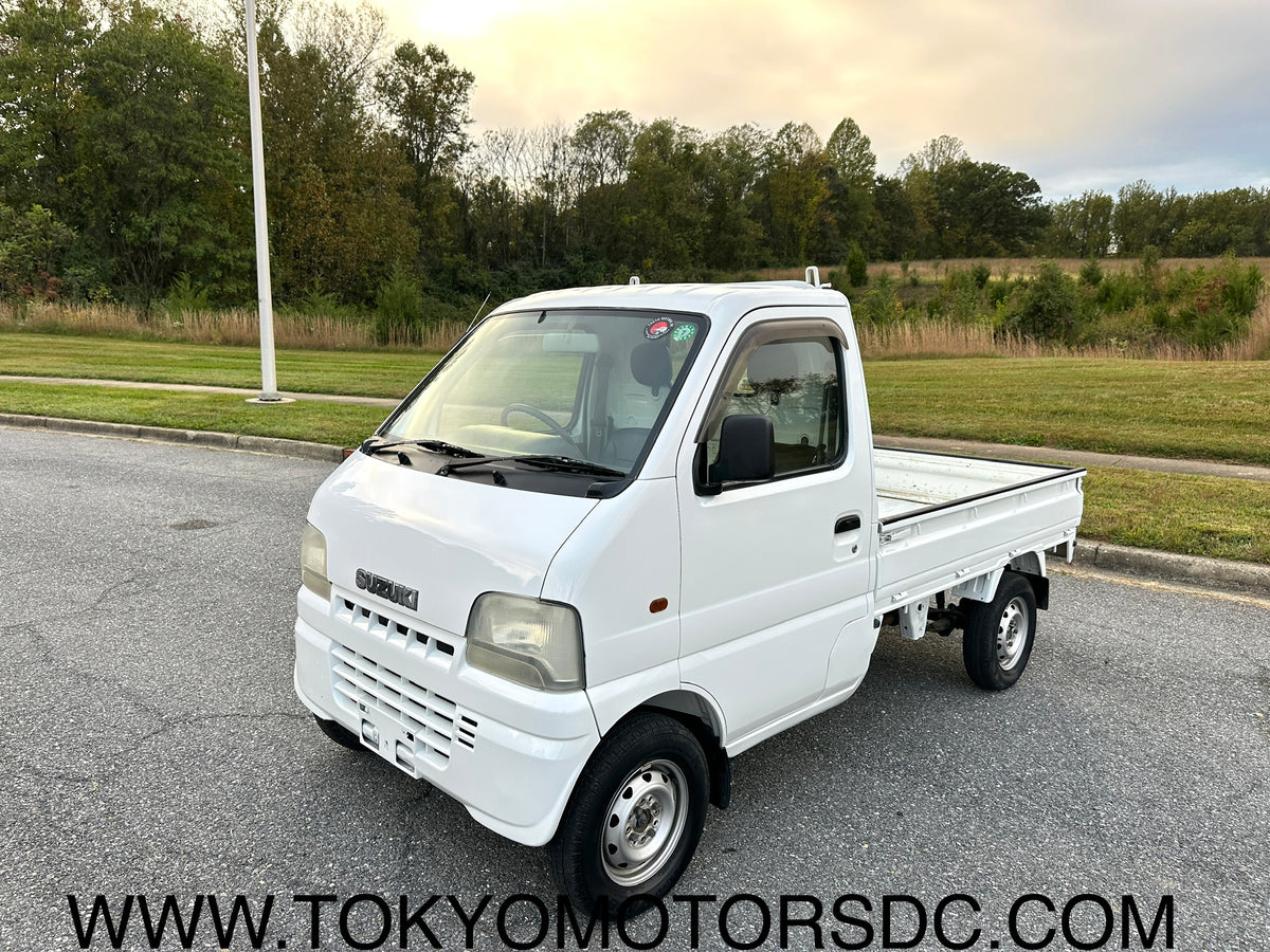 2000 SUZUKI CARRY - 4WD -FUEL INJECTED - 2 SPEED TRANSFER-CASE - A/C - ONLY 38k MILES — LOT#986