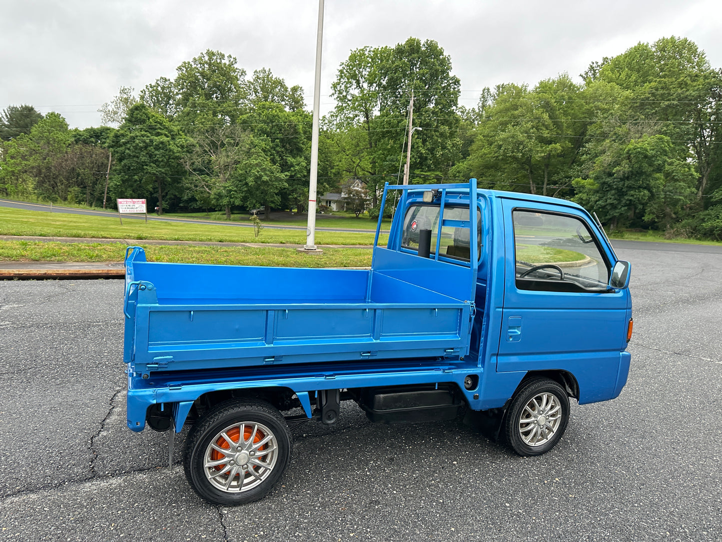 1991 HONDA ACTY ATTACK DUMP 4WD - DIFF LOCK - A/C - CUSTOM PAINTJOB — LOT#911