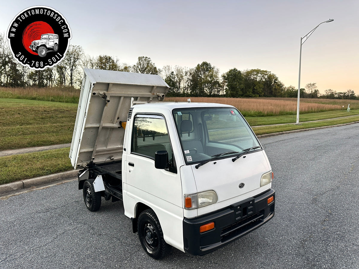 1998 SUBARU SAMBAR 3-WAY DUMP 4WD - 5,485 MILES — LOT#953