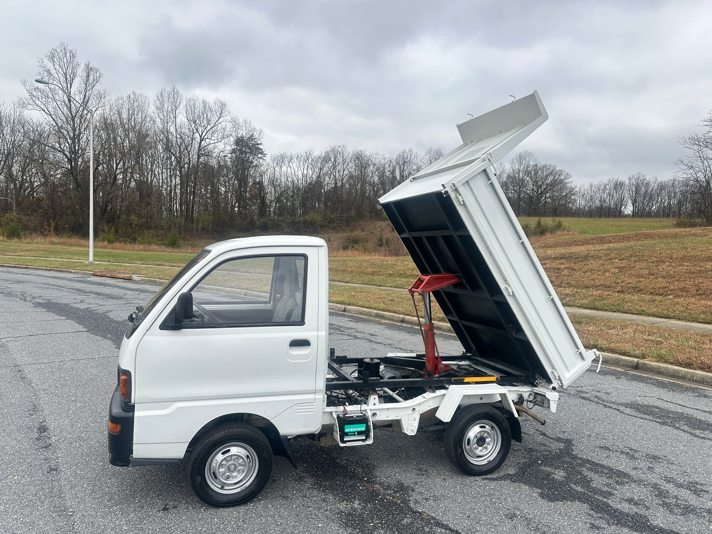 1995 MITSUBISHI MINICAB PTO OPERATED DUMP - 4WD - FULLY SERVICED — LOT#651
