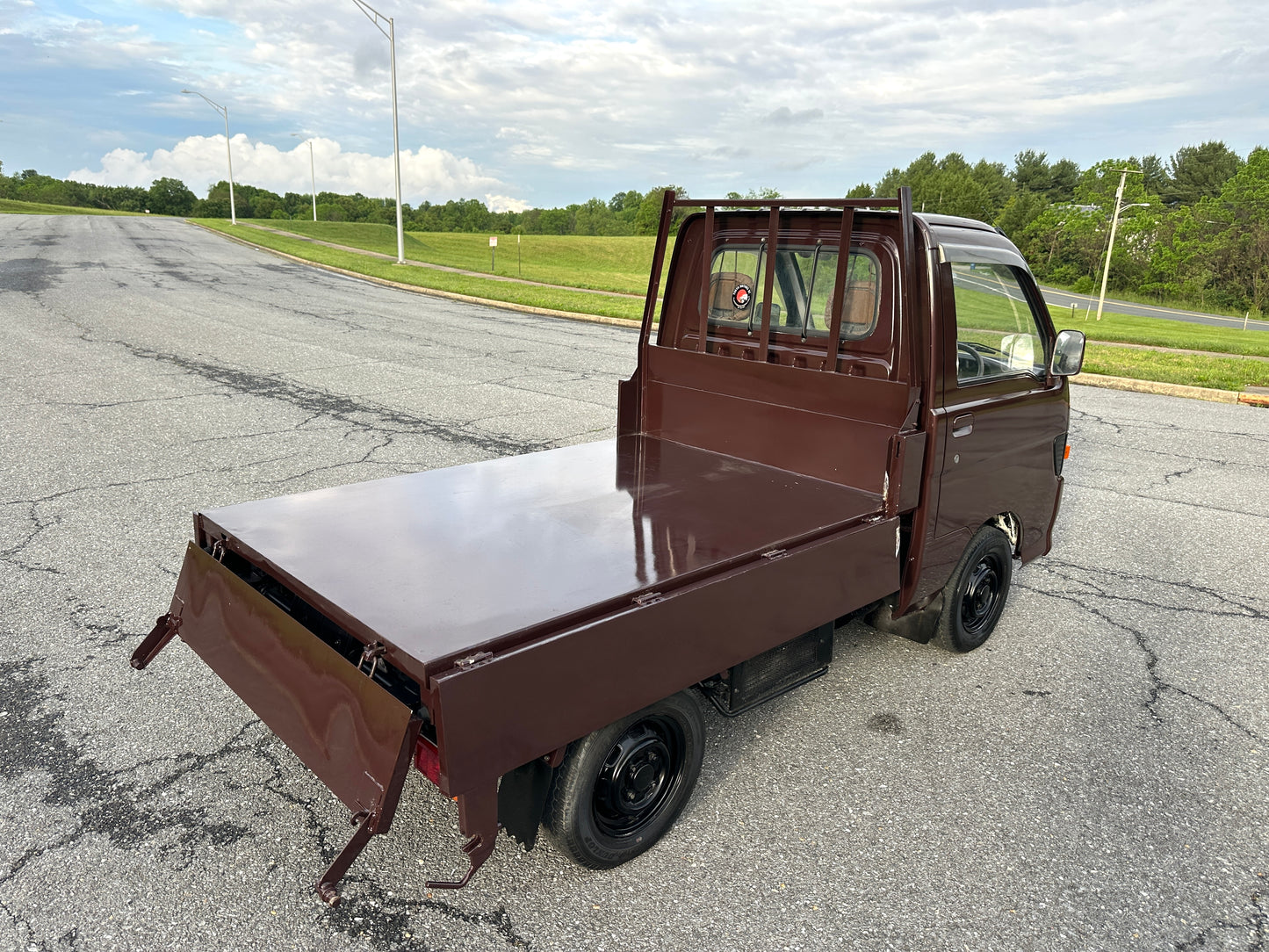 1995 DAIHATSU HIJET CLIMBER PTO DUMP - 4x4 - DIFF LOCK - 2 SPEED TRANSFER-CASE - A/C - CUSTOM PAINTJOB — LOT#912