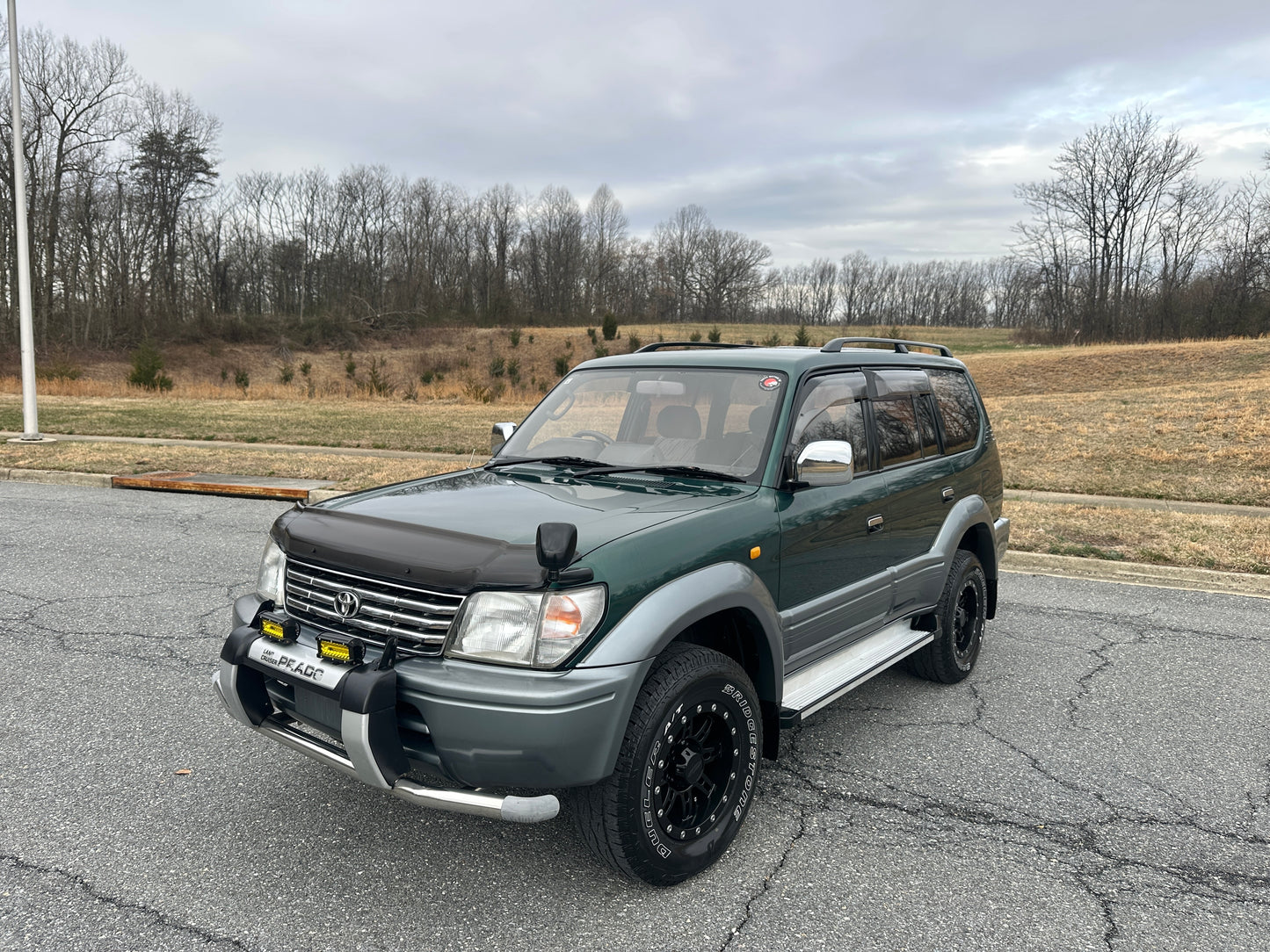 1997 Toyota Land Cruiser Prado TX 4WD - Intercooled Turbo Diesel - Center & Rear Differential Lockers — LOT#815