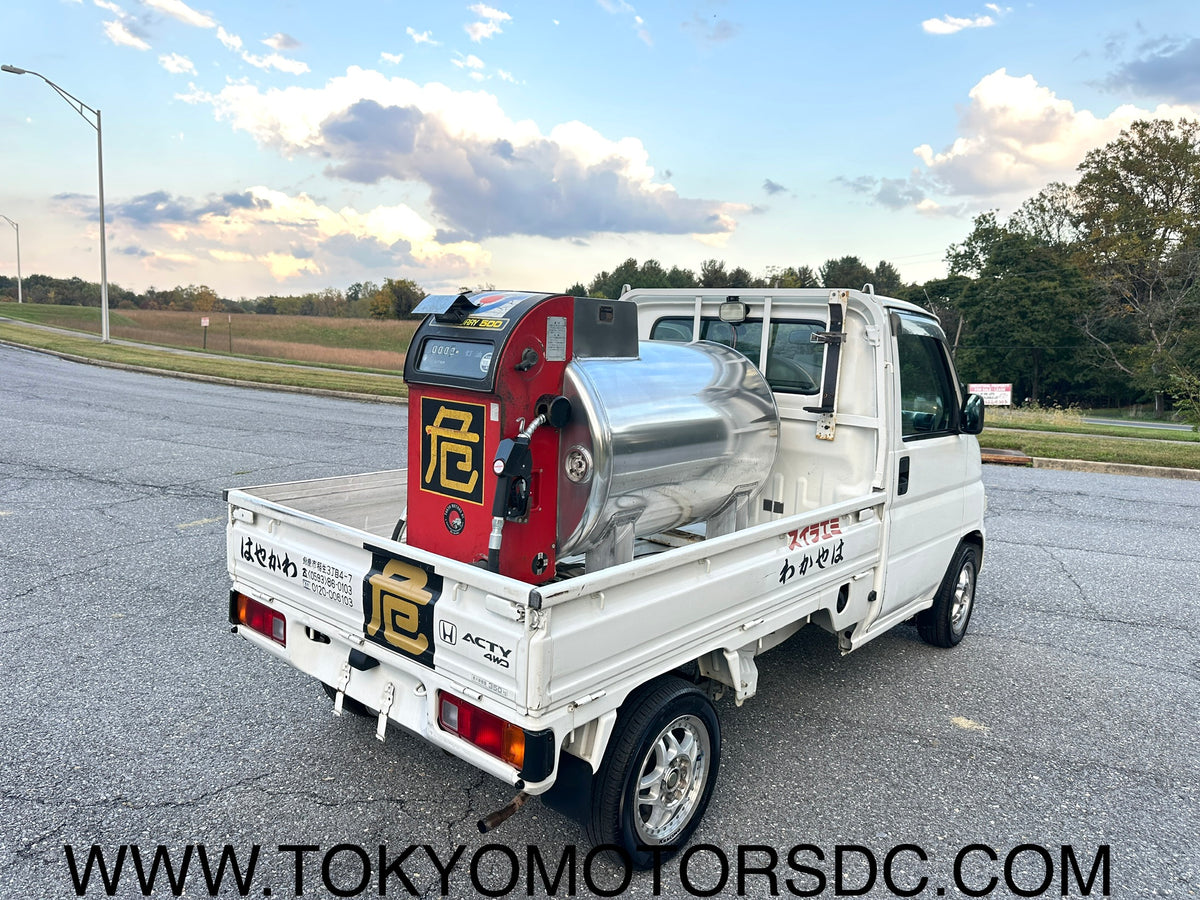 2000 HONDA ACTY SDX FUEL TANKER - 4WD - A/C — LOT#993