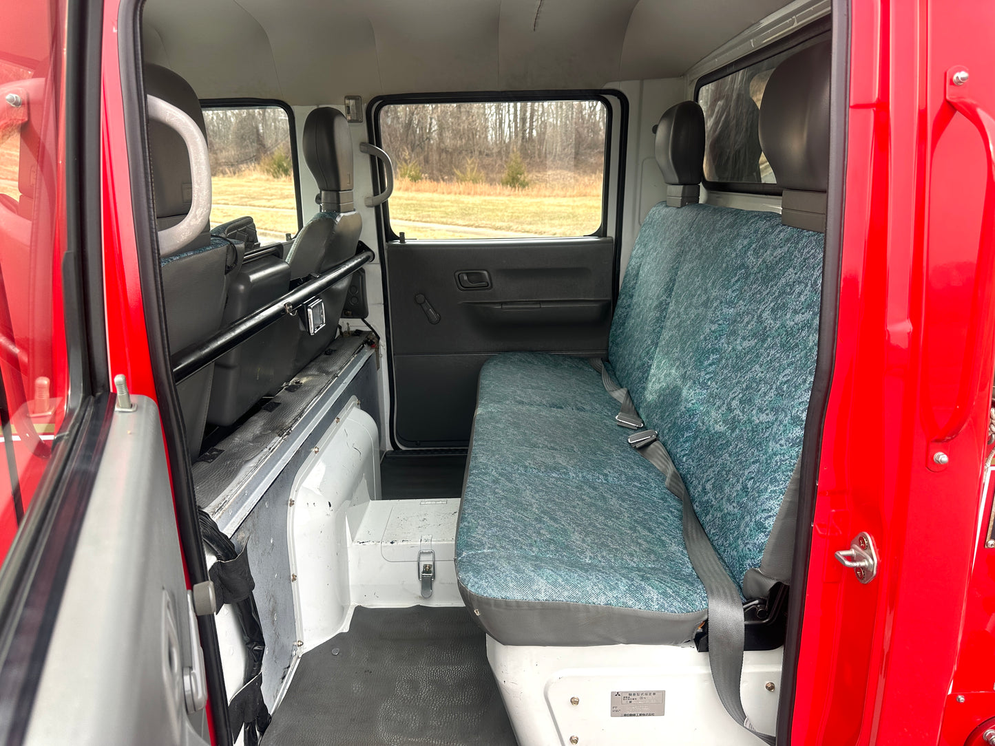 1999 MITSUBISHI CANTER FE53EB JAPANESE FIRE TRUCK - DIESEL - 13k Miles — LOT#723