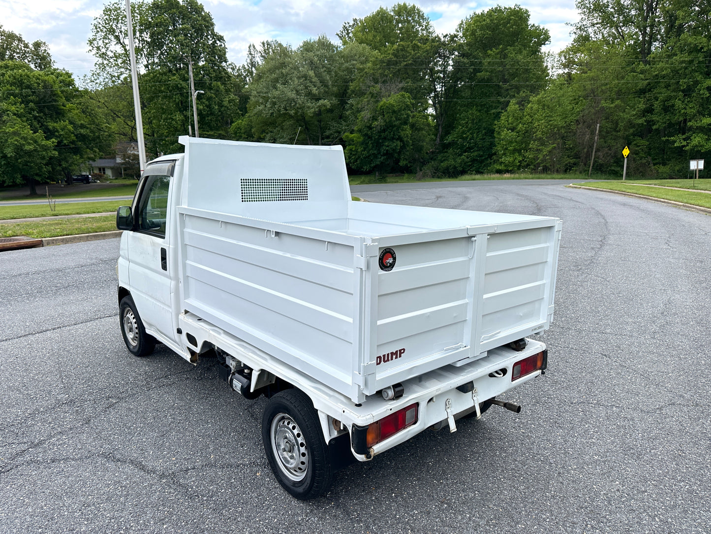 1999 HONDA ACTY SDX HIGH SIDE DUMP 4WD —— 28,957 MILES - FUEL INJECTION - A/C - AIRBAG - POWER STEERING — LOT#837