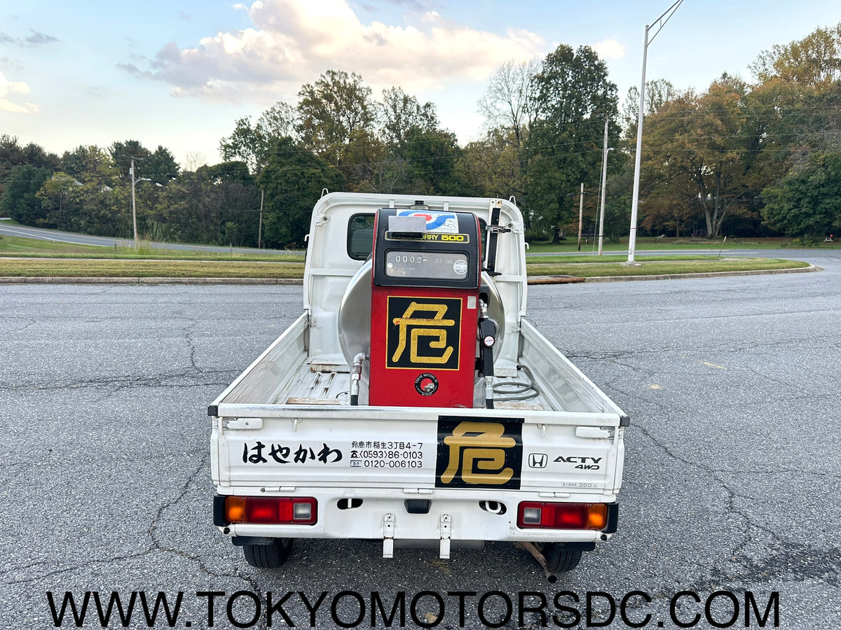 2000 HONDA ACTY SDX FUEL TANKER - 4WD - A/C — LOT#993