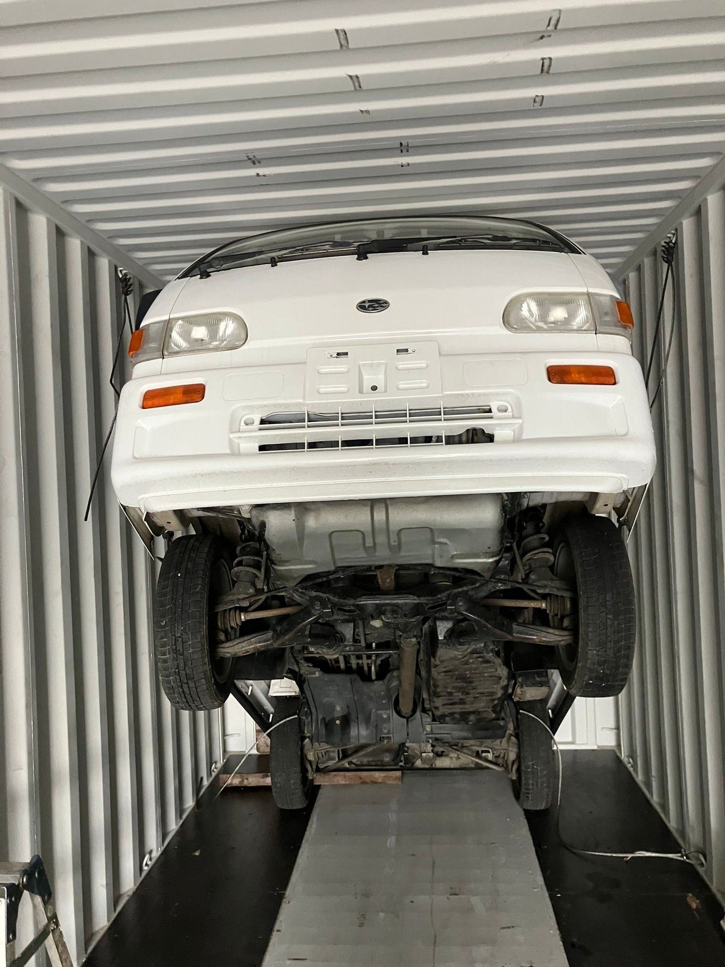 1995 SUBARU SAMBAR WITH RARE CRANE 4WD - A/C