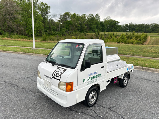 2000 SUBARU SAMBAR LORRY FUEL TANKER 4WD - A/C - FUEL INJECTION - AIRBAG - POWER STEERING — LOT#845