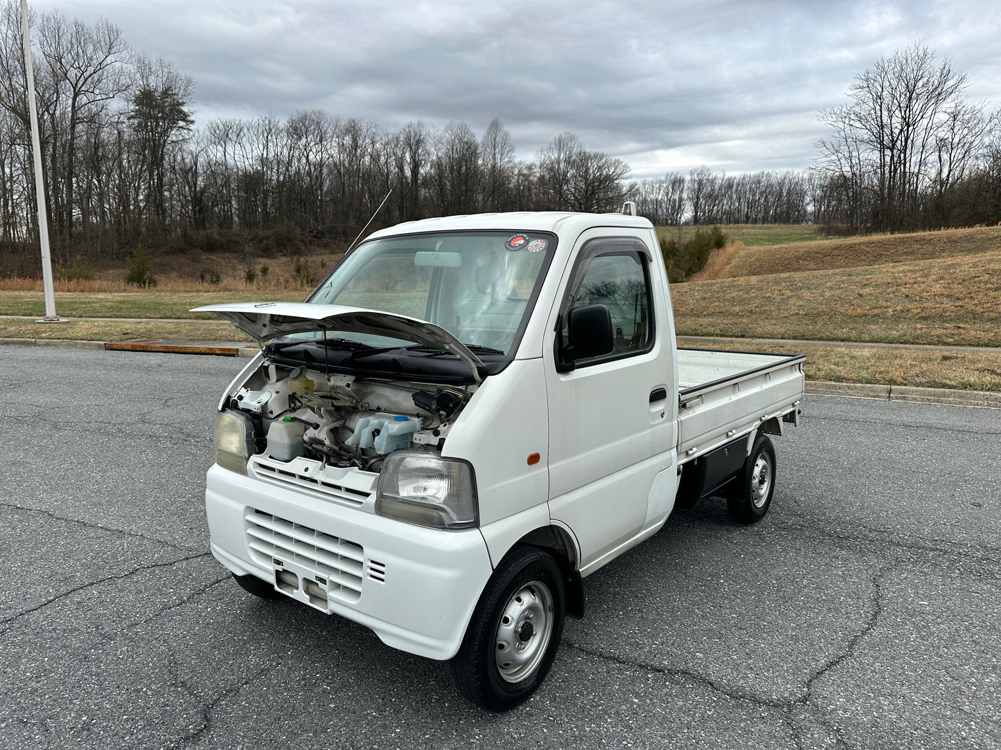 1999 SUZUKI CARRY TURBO 4WD - A/C - FUEL INJECTED - 15K Miles — LOT#829