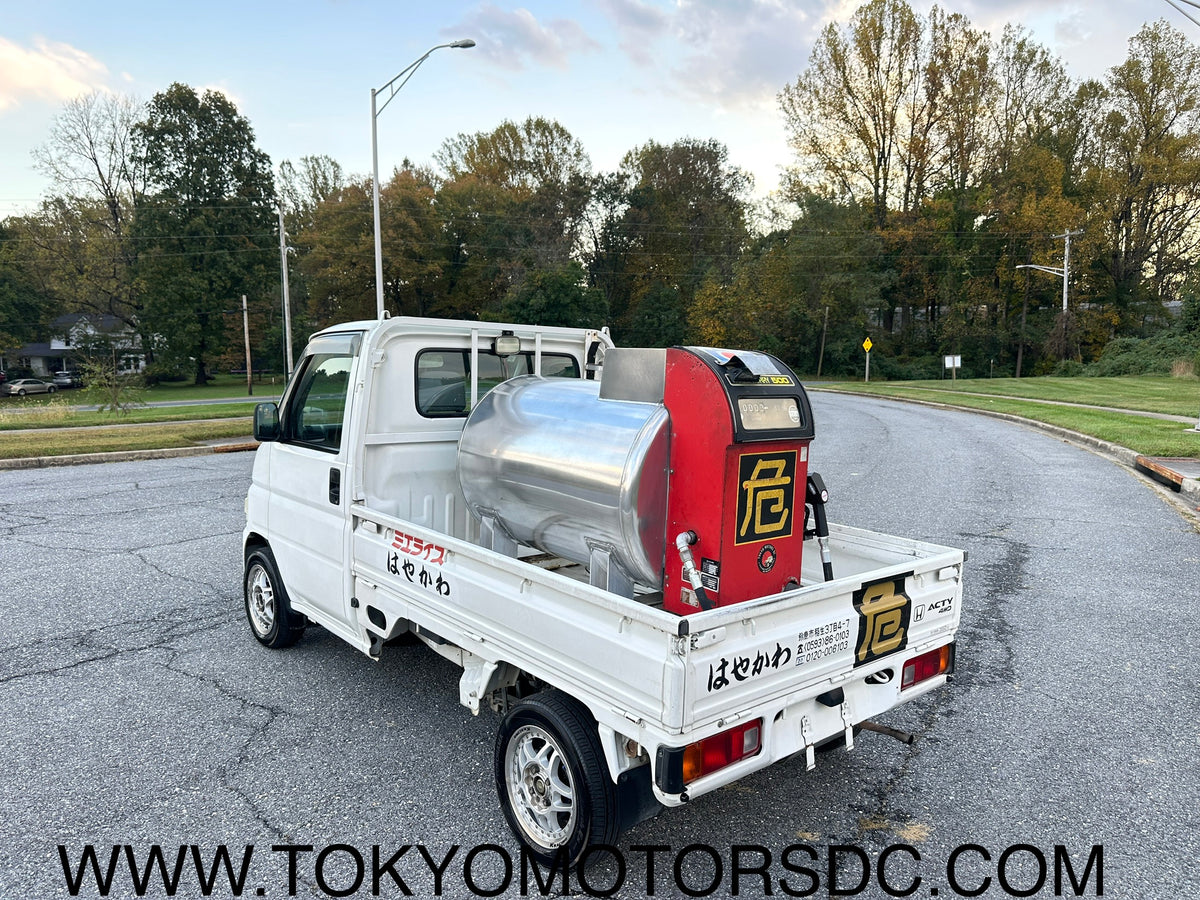 2000 HONDA ACTY SDX FUEL TANKER - 4WD - A/C — LOT#993