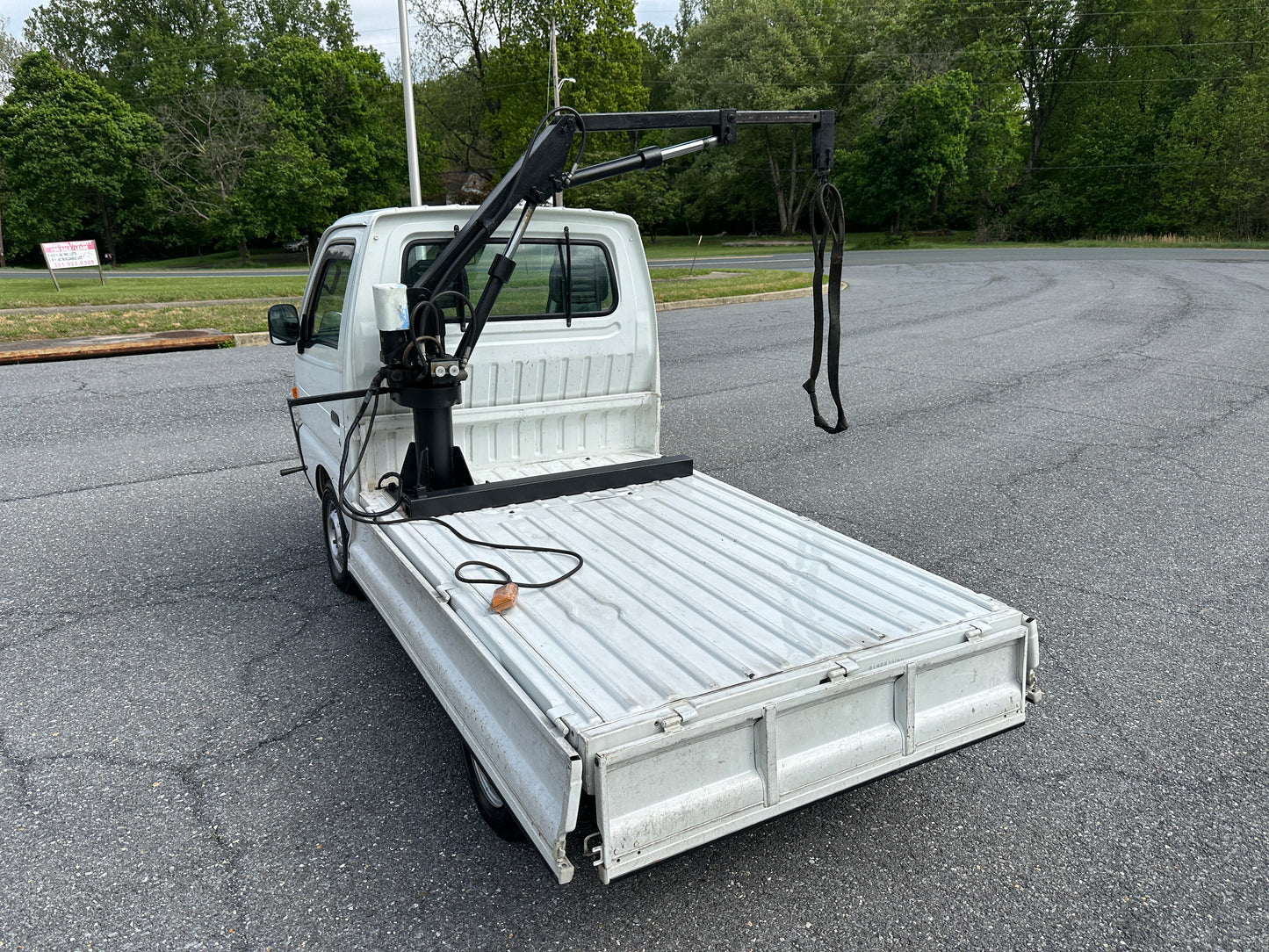 1996 MAZDA AUTOZAM SCRUM - HYDRAULIC CRANE - 28k Miles — LOT#762