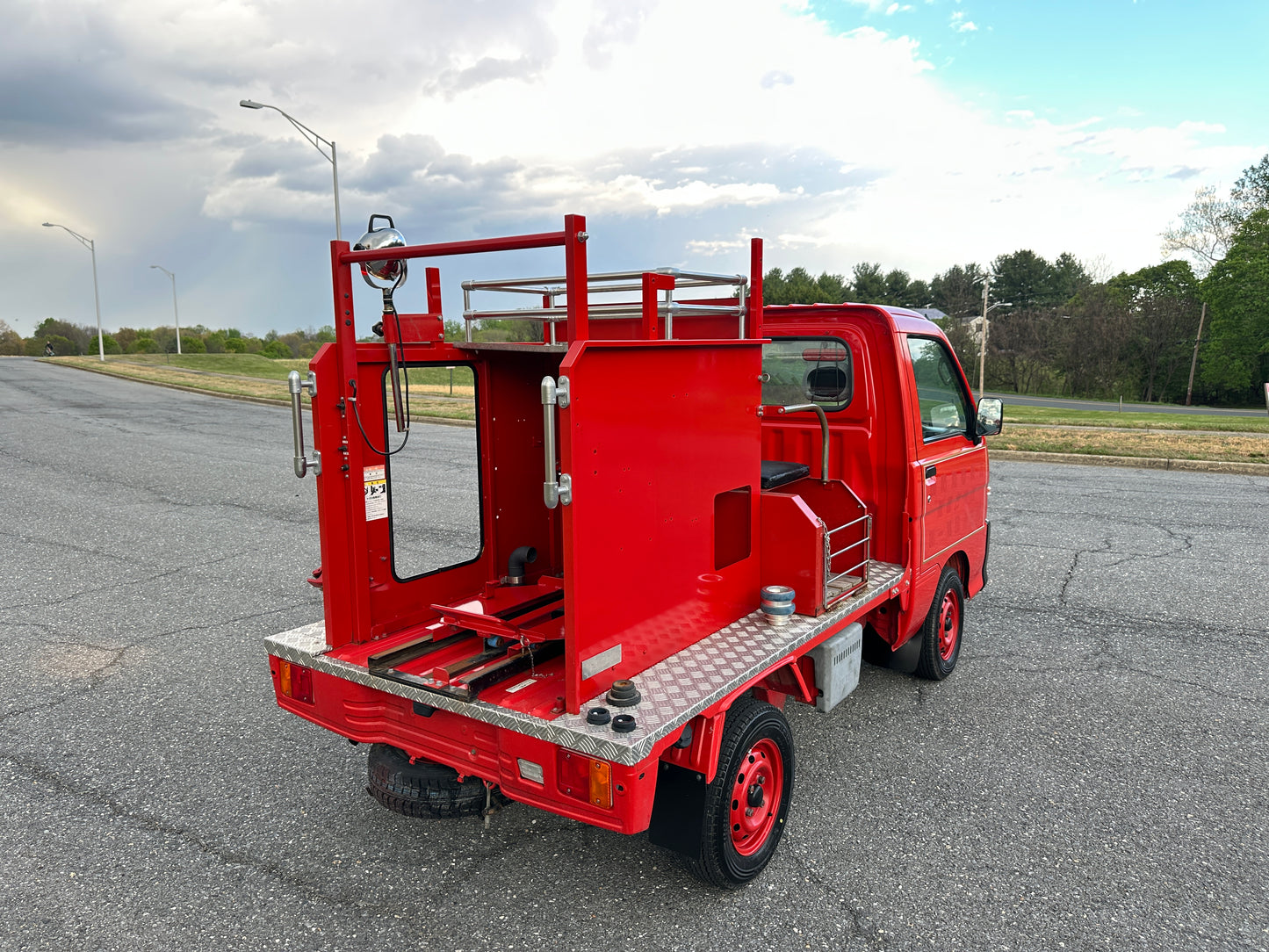 2000 DAIHATSU HIJET FIRE TRUCK 4WD GD-S210P - 6,192 MILES — LOT#831