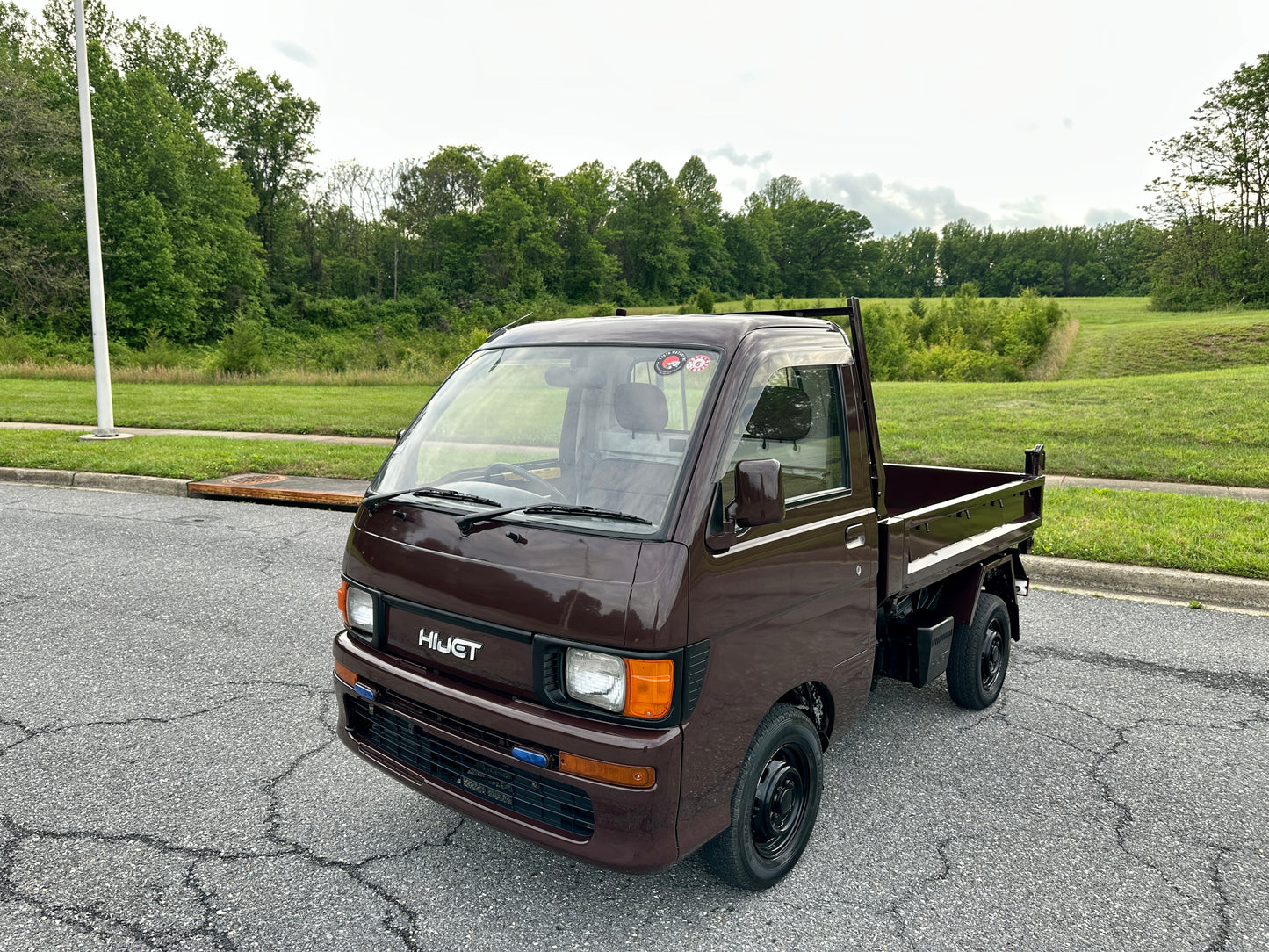 1995 DAIHATSU HIJET CLIMBER PTO DUMP - 4x4 - DIFF LOCK - 2 SPEED TRANSFER-CASE - A/C - CUSTOM PAINTJOB — LOT#912