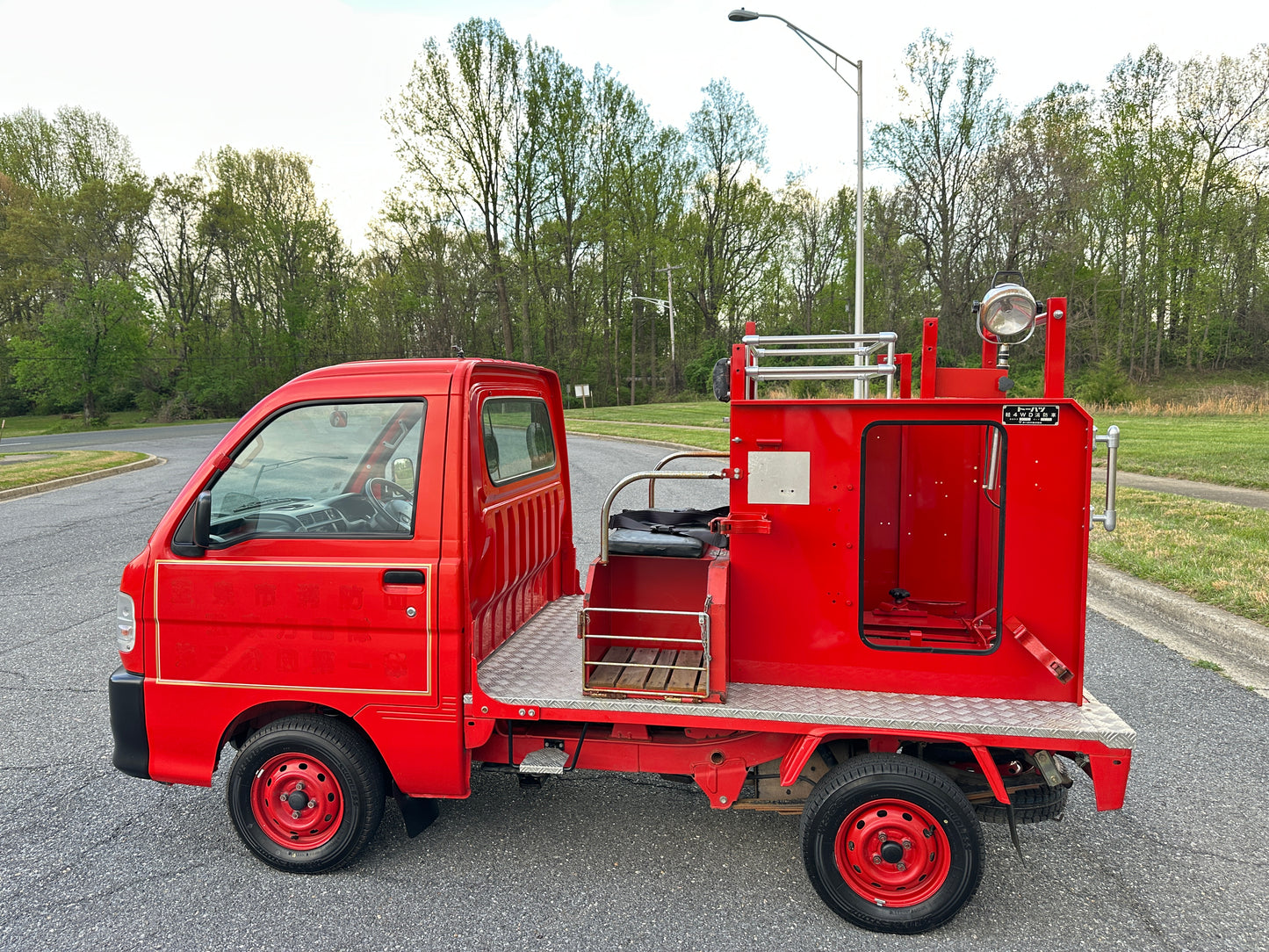 2000 DAIHATSU HIJET FIRE TRUCK 4WD GD-S210P - 6,192 MILES — LOT#831