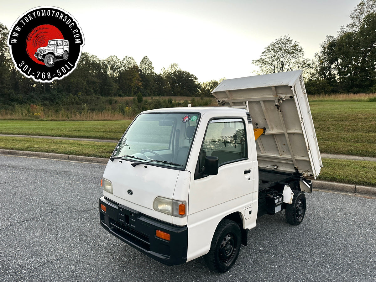 1998 SUBARU SAMBAR 3-WAY DUMP 4WD - 5,485 MILES — LOT#953