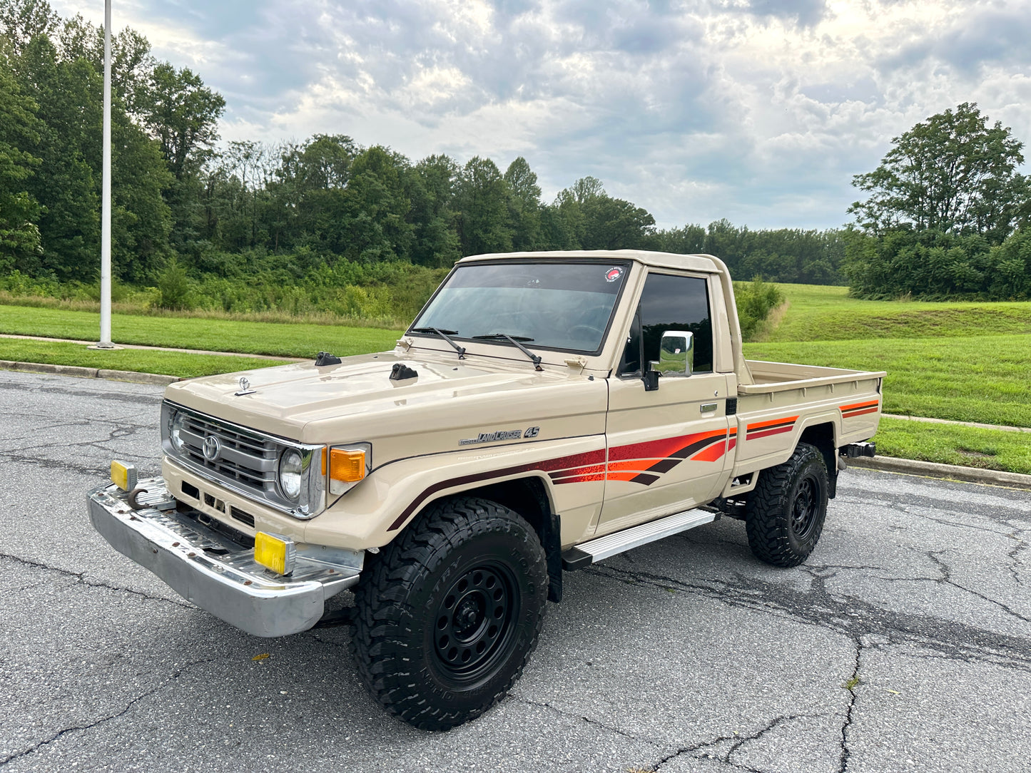 1999 TOYOTA LAND CRUISER FZJ75 PICKUP 4WD - GCC SPEC - LEFT HAND DRIVE - 5 SPEED MANUAL — LOT#857