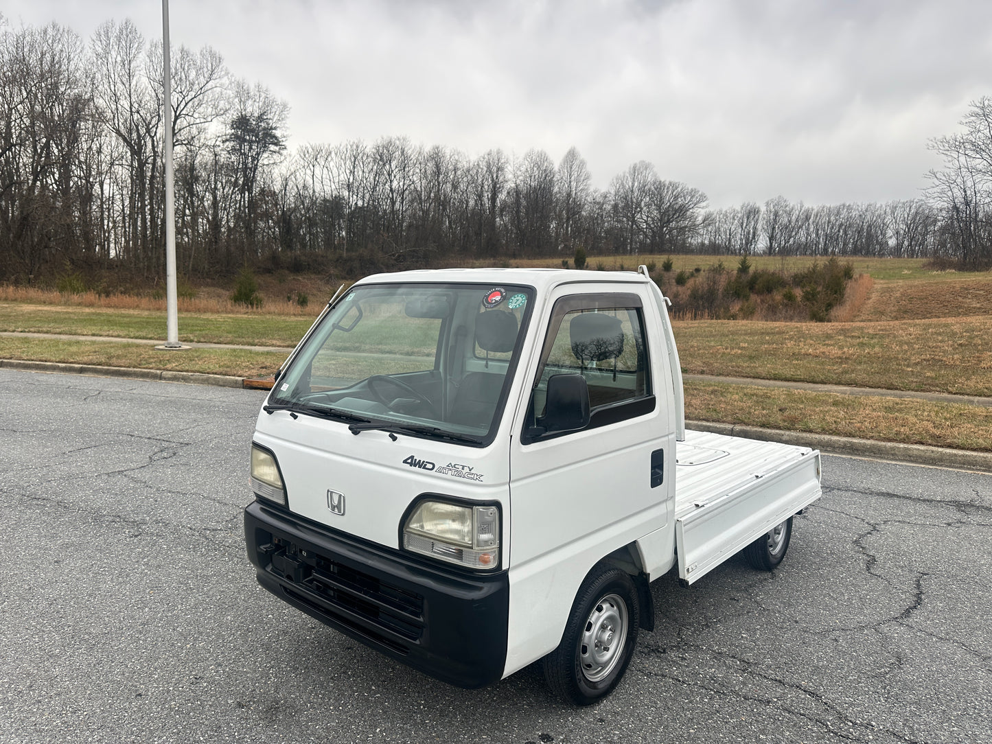 1998 HONDA ACTY ATTACK 4WD - DIFF LOCK - 19K MILES — LOT#710