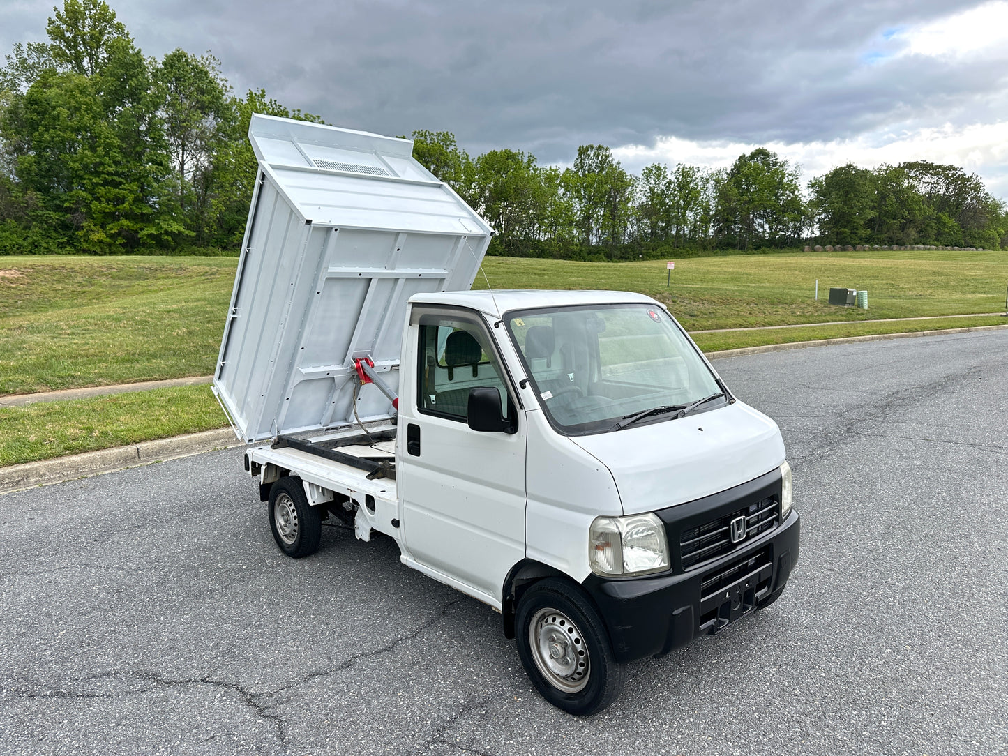 1999 HONDA ACTY SDX HIGH SIDE DUMP 4WD —— 28,957 MILES - FUEL INJECTION - A/C - AIRBAG - POWER STEERING — LOT#837