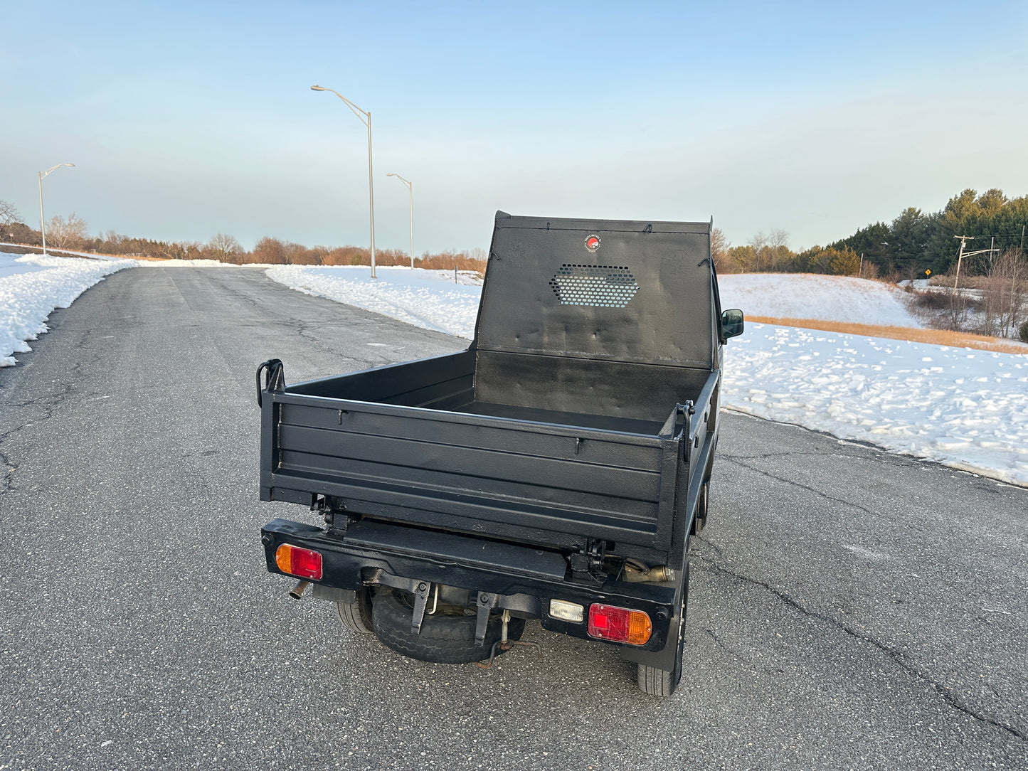 1997 MITSUBISHI MINICAB DUMP TRUCK 4WD - AUTOMATIC - A/C - FUEL INJECTION - POWER STEERING — LOT#734