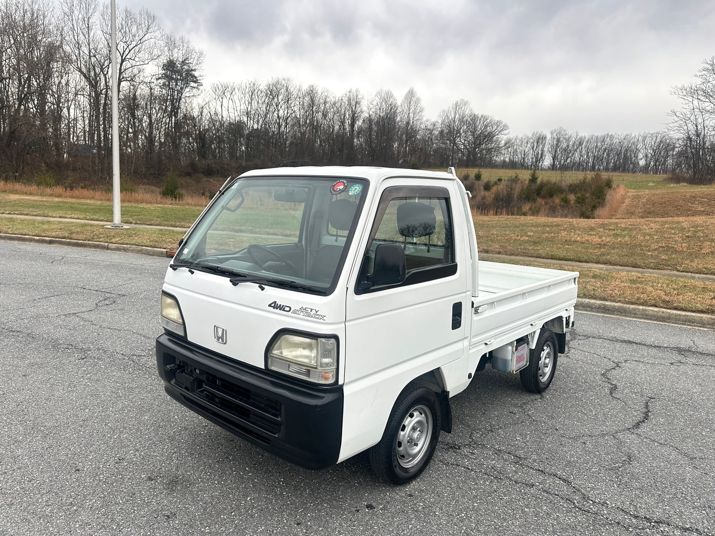 1998 HONDA ACTY ATTACK 4WD - DIFF LOCK - 19K MILES — LOT#710