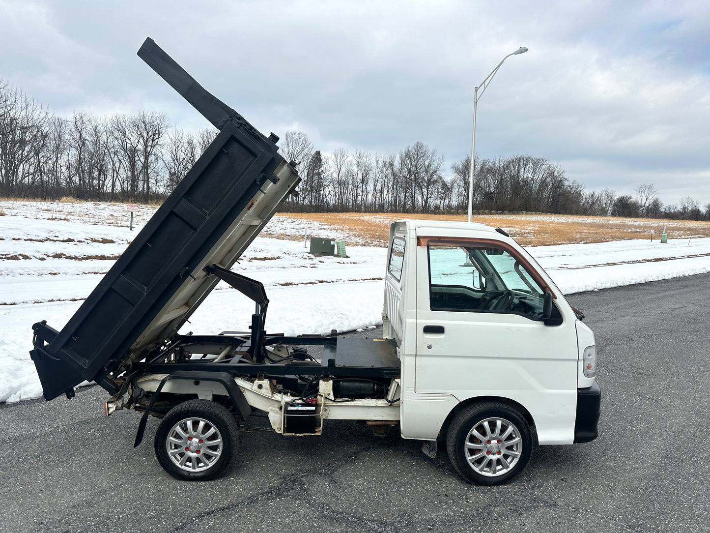 1999 DAIHATSU HIJET HEAVY-DUTY PTO DUMP - 4WD - FUEL INJECTED - 2 SPEED TRANSFERCASE — LOT#732