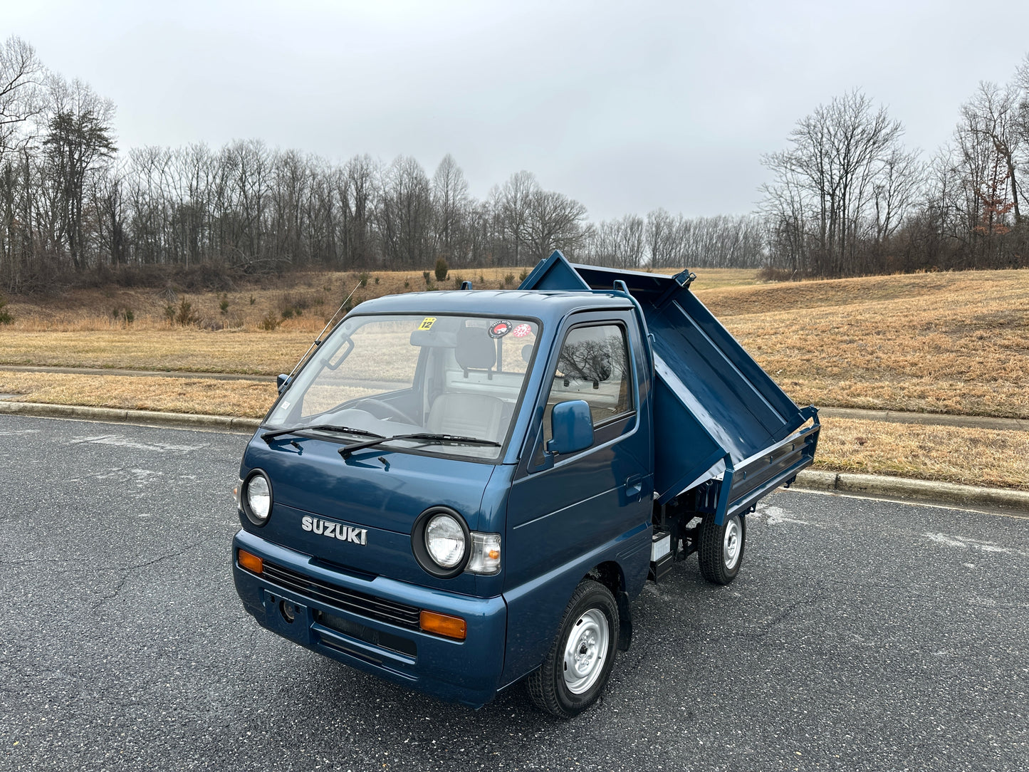 1992 SUZUKI CARRY 3-WAY DUMP 4WD — LOT#835